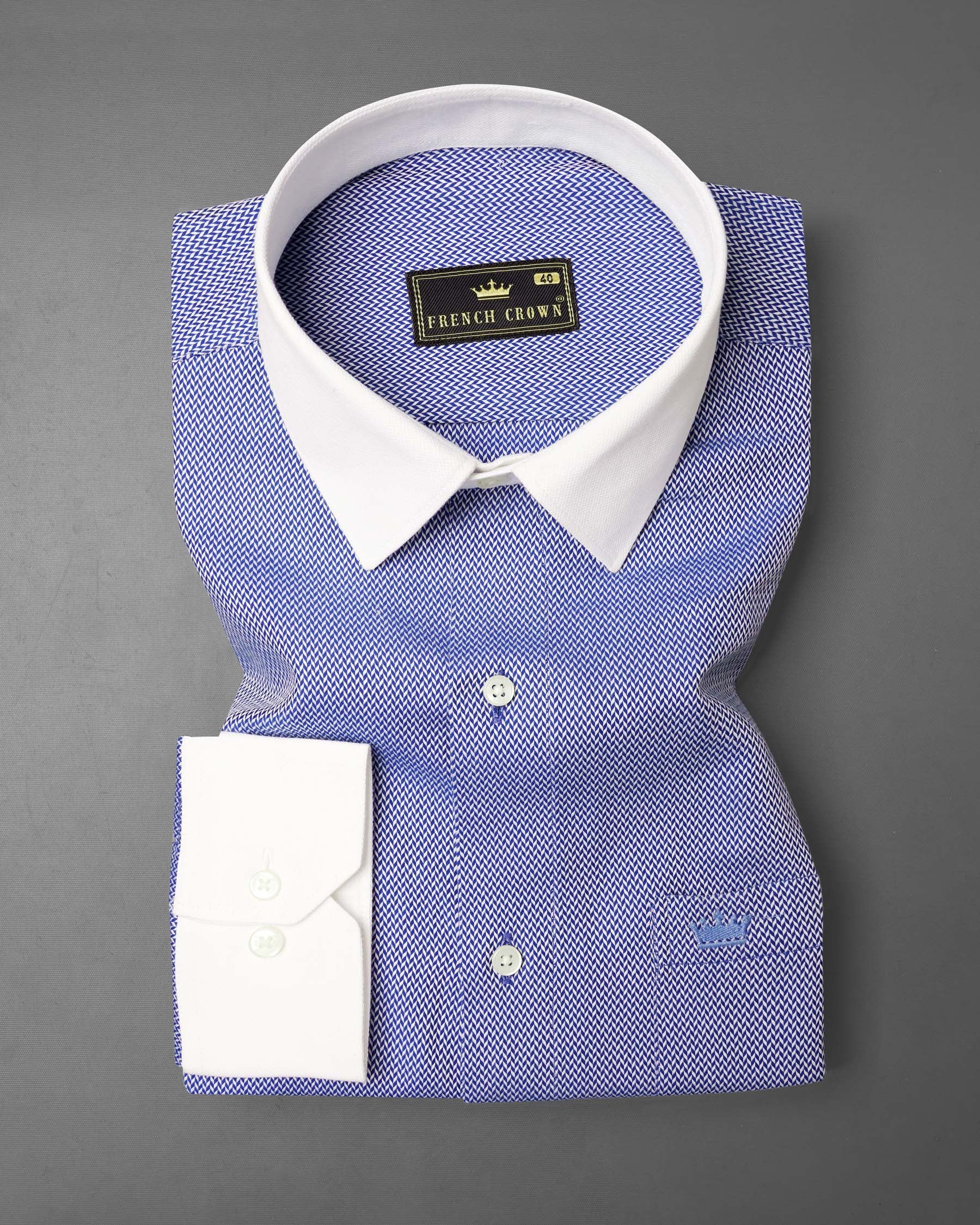 Cobalt Blue with White Collar Dobby Textured Premium Giza Cotton Shirt 7568-WCC-38,7568-WCC-38,7568-WCC-39,7568-WCC-39,7568-WCC-40,7568-WCC-40,7568-WCC-42,7568-WCC-42,7568-WCC-44,7568-WCC-44,7568-WCC-46,7568-WCC-46,7568-WCC-48,7568-WCC-48,7568-WCC-50,7568-WCC-50,7568-WCC-52,7568-WCC-52