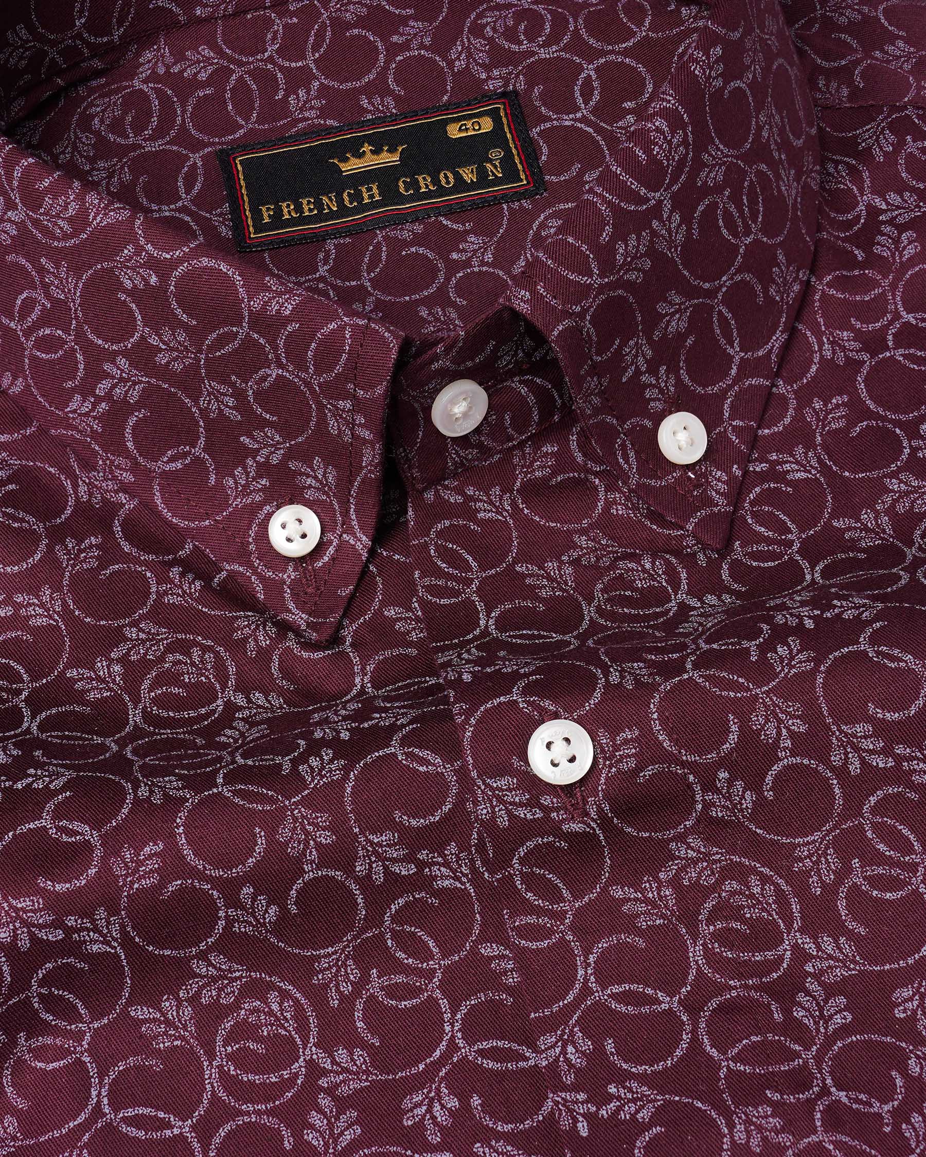 Wine Berry Ditzy Floral Twill Premium Cotton Shirt 7569-BD-38,7569-BD-38,7569-BD-39,7569-BD-39,7569-BD-40,7569-BD-40,7569-BD-42,7569-BD-42,7569-BD-44,7569-BD-44,7569-BD-46,7569-BD-46,7569-BD-48,7569-BD-48,7569-BD-50,7569-BD-50,7569-BD-52,7569-BD-52