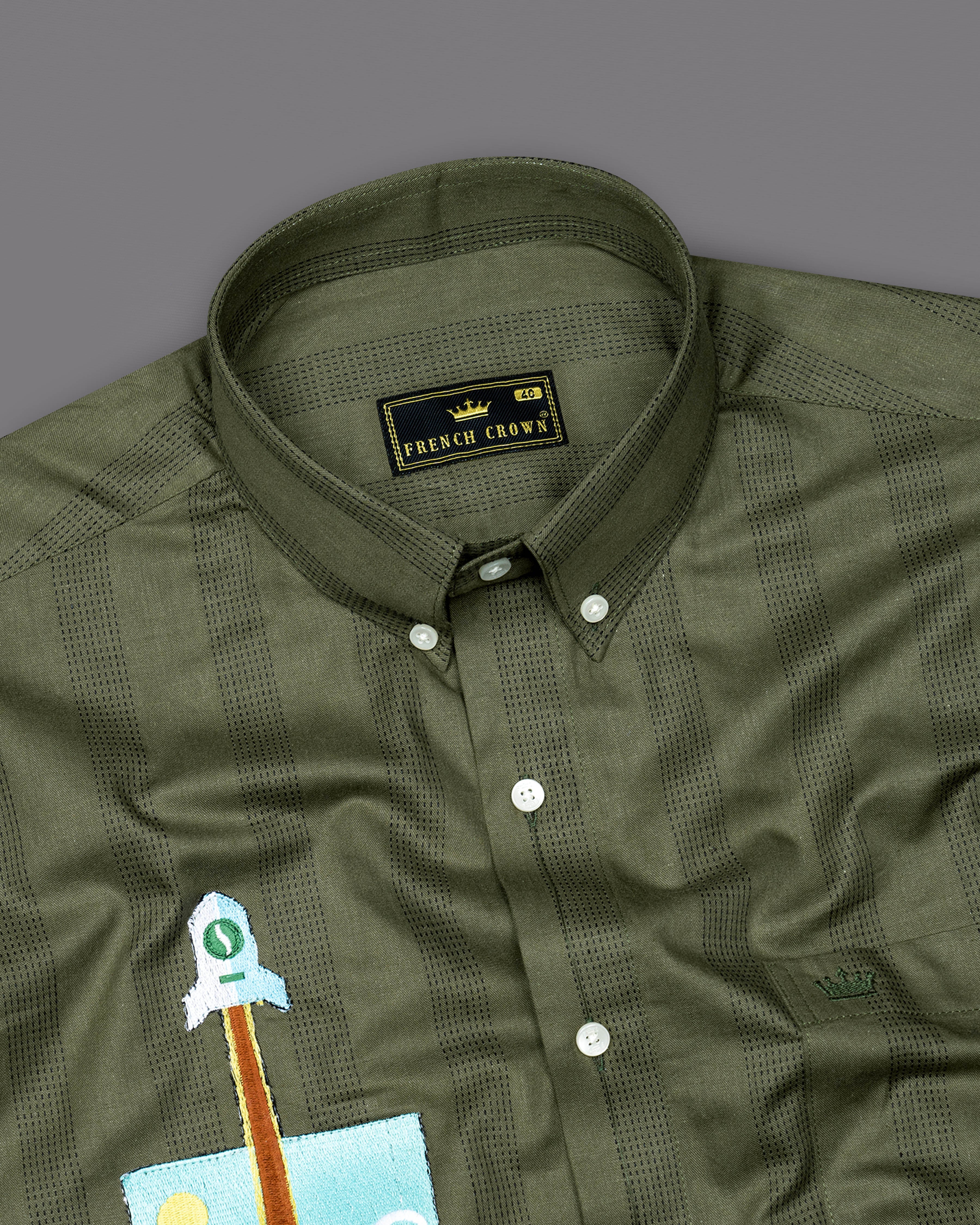 Hemlock Green Embroidered Twill Premium Cotton Designer Shirt 7570-BD-E064-38, 7570-BD-E064-H-38, 7570-BD-E064-39, 7570-BD-E064-H-39, 7570-BD-E064-40, 7570-BD-E064-H-40, 7570-BD-E064-42, 7570-BD-E064-H-42, 7570-BD-E064-44, 7570-BD-E064-H-44, 7570-BD-E064-46, 7570-BD-E064-H-46, 7570-BD-E064-48, 7570-BD-E064-H-48, 7570-BD-E064-50, 7570-BD-E064-H-50, 7570-BD-E064-52, 7570-BD-E064-H-52