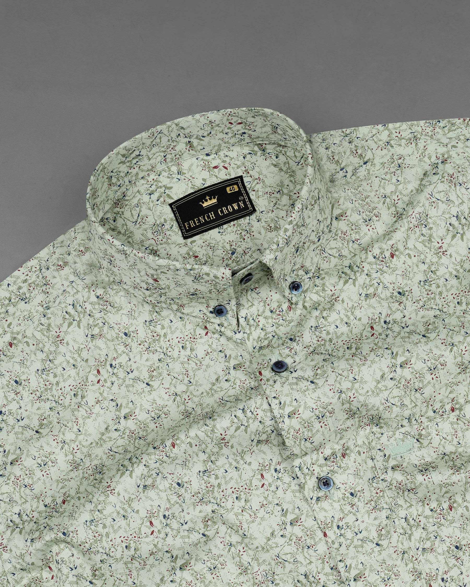 Nickel Green Printed Twill Premium Cotton Shirt 7596-BD-BLE-38,7596-BD-BLE-38,7596-BD-BLE-39,7596-BD-BLE-39,7596-BD-BLE-40,7596-BD-BLE-40,7596-BD-BLE-42,7596-BD-BLE-42,7596-BD-BLE-44,7596-BD-BLE-44,7596-BD-BLE-46,7596-BD-BLE-46,7596-BD-BLE-48,7596-BD-BLE-48,7596-BD-BLE-50,7596-BD-BLE-50,7596-BD-BLE-52,7596-BD-BLE-52