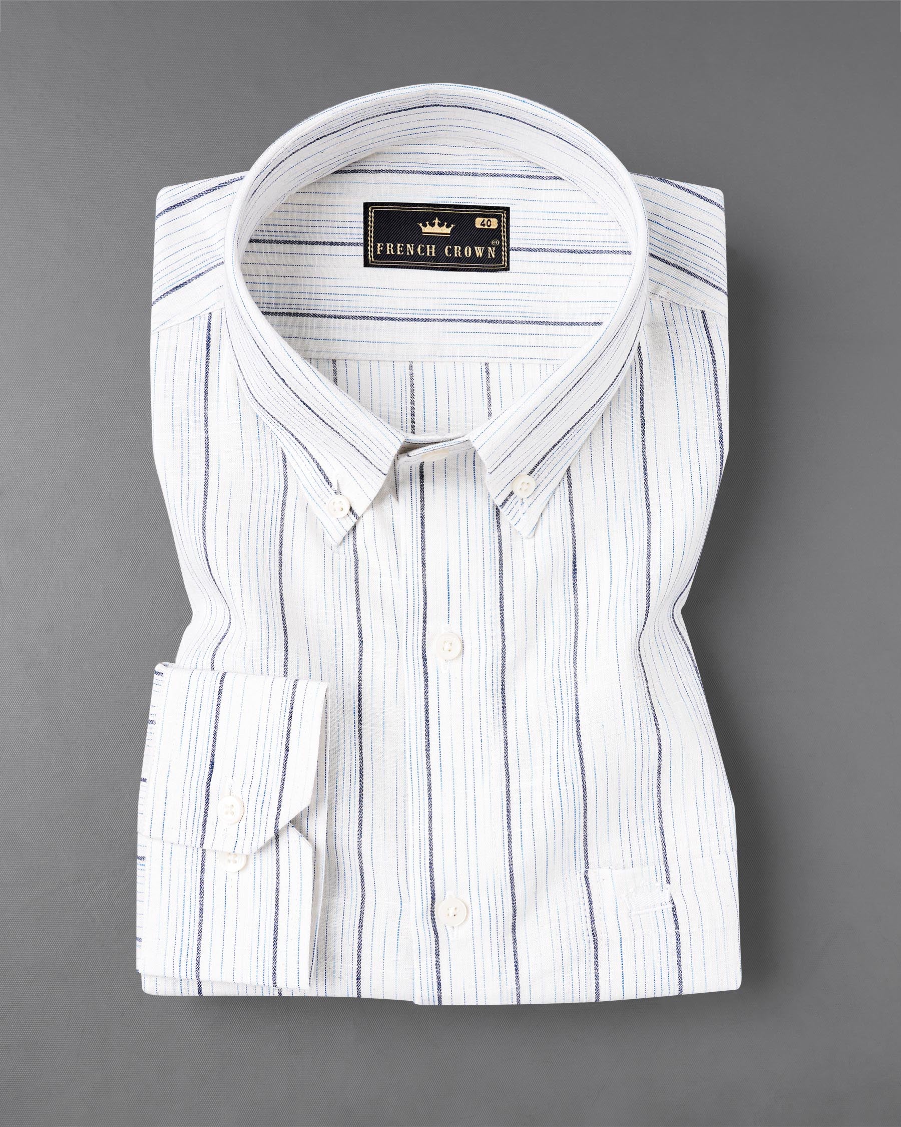 Bright White Striped Premium Tencel Shirt 7621-BD-38,7621-BD-38,7621-BD-39,7621-BD-39,7621-BD-40,7621-BD-40,7621-BD-42,7621-BD-42,7621-BD-44,7621-BD-44,7621-BD-46,7621-BD-46,7621-BD-48,7621-BD-48,7621-BD-50,7621-BD-50,7621-BD-52,7621-BD-52