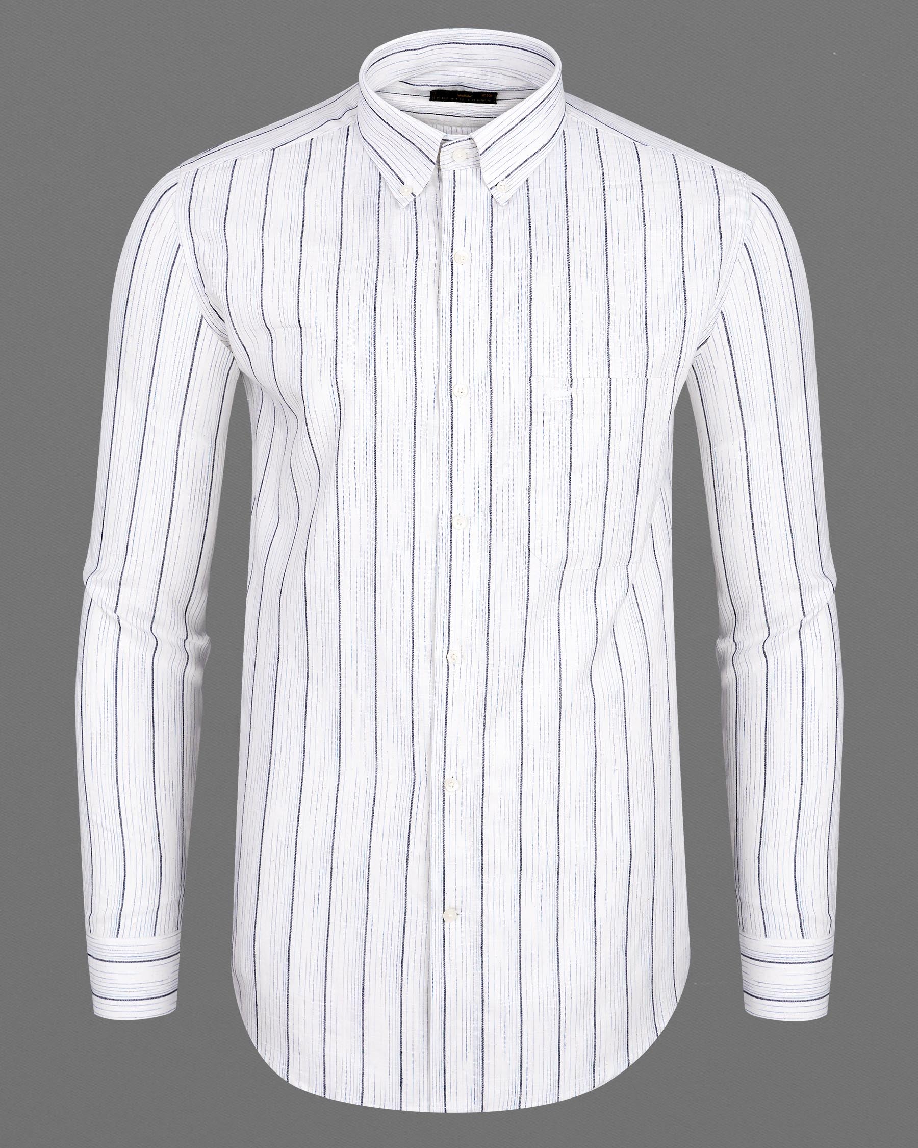 Bright White Striped Premium Tencel Shirt 7621-BD-38,7621-BD-38,7621-BD-39,7621-BD-39,7621-BD-40,7621-BD-40,7621-BD-42,7621-BD-42,7621-BD-44,7621-BD-44,7621-BD-46,7621-BD-46,7621-BD-48,7621-BD-48,7621-BD-50,7621-BD-50,7621-BD-52,7621-BD-52