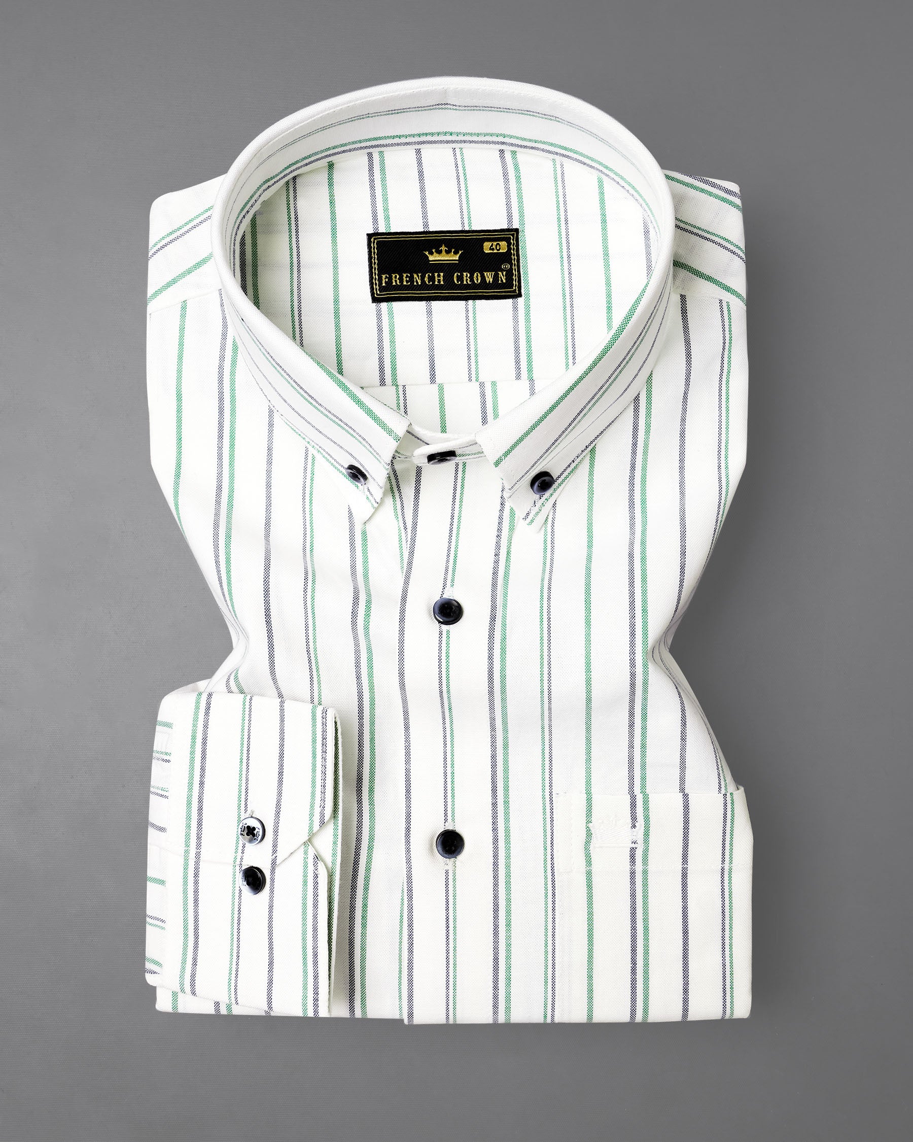 Off White Neptune Green And Martini Gray Striped Royal Oxford Shirt 7626-BD-BLE-38,7626-BD-BLE-38,7626-BD-BLE-39,7626-BD-BLE-39,7626-BD-BLE-40,7626-BD-BLE-40,7626-BD-BLE-42,7626-BD-BLE-42,7626-BD-BLE-44,7626-BD-BLE-44,7626-BD-BLE-46,7626-BD-BLE-46,7626-BD-BLE-48,7626-BD-BLE-48,7626-BD-BLE-50,7626-BD-BLE-50,7626-BD-BLE-52,7626-BD-BLE-52