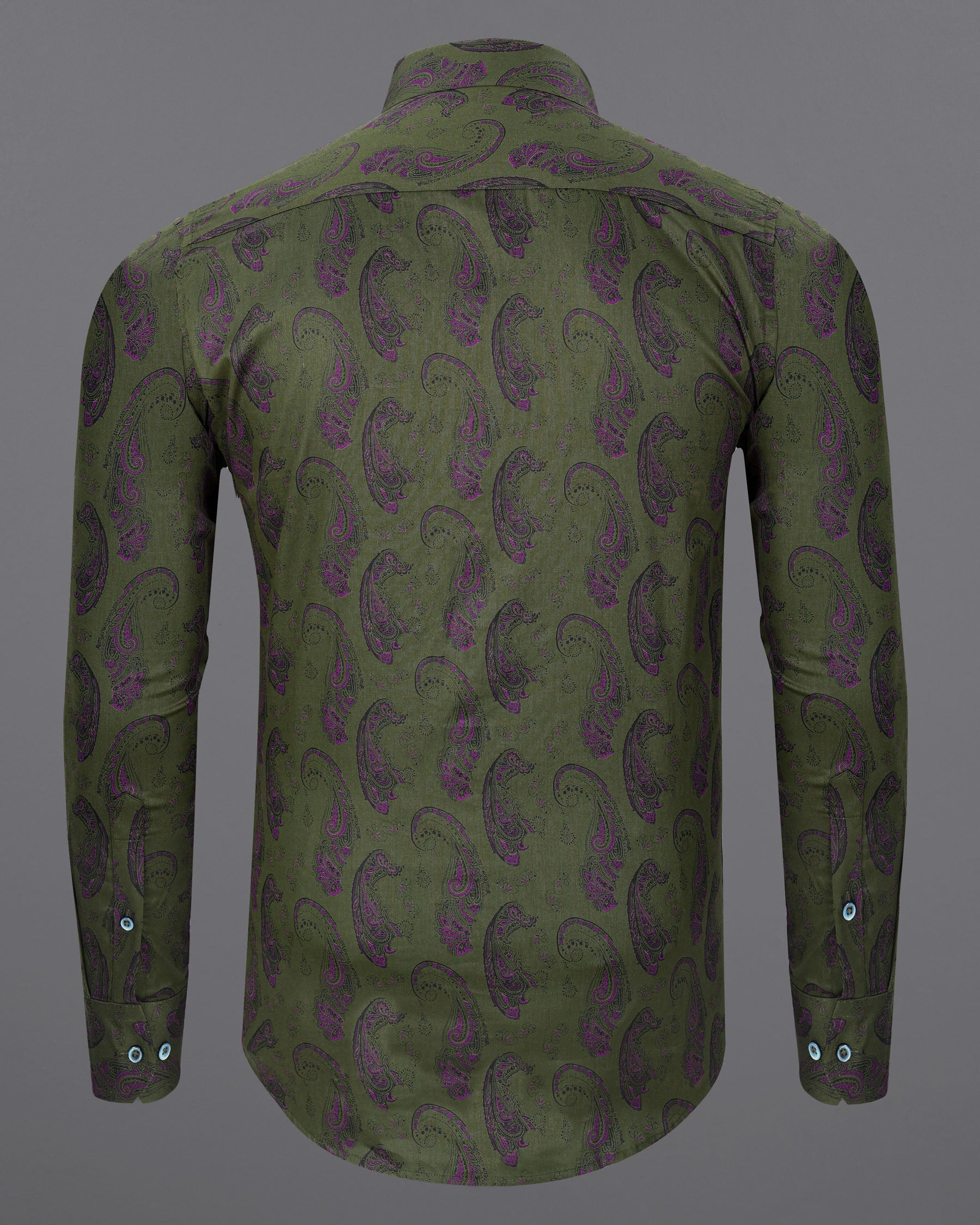 Cactus Green Paisley Printed  Soft Premium Cotton Shirt 7629-GR-38,7629-GR-38,7629-GR-39,7629-GR-39,7629-GR-40,7629-GR-40,7629-GR-42,7629-GR-42,7629-GR-44,7629-GR-44,7629-GR-46,7629-GR-46,7629-GR-48,7629-GR-48,7629-GR-50,7629-GR-50,7629-GR-52,7629-GR-52