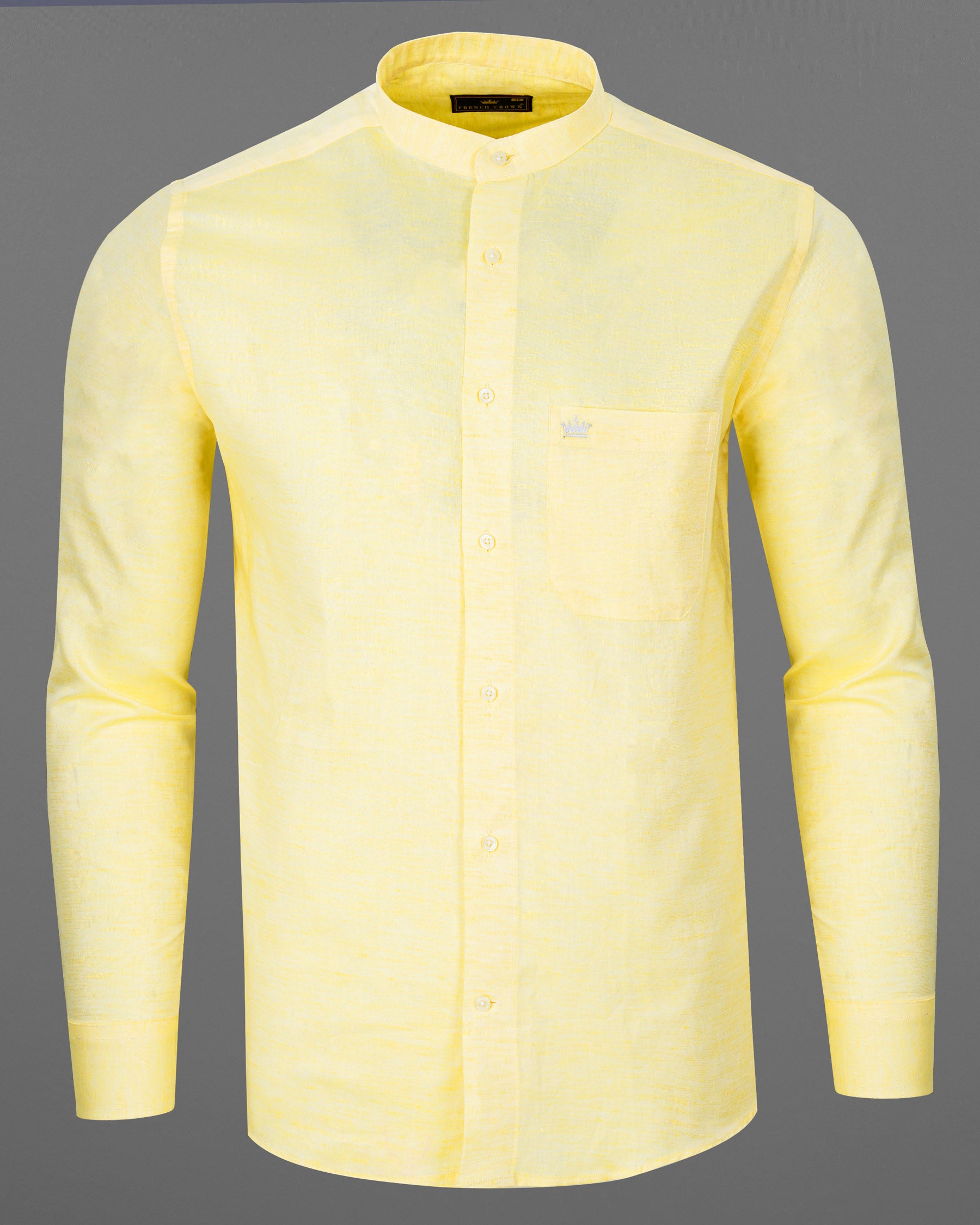 Parchment Yellow Luxurious Linen Shirt 7631-38,7631-38,7631-39,7631-39,7631-40,7631-40,7631-42,7631-42,7631-44,7631-44,7631-46,7631-46,7631-48,7631-48,7631-50,7631-50,7631-52,7631-52