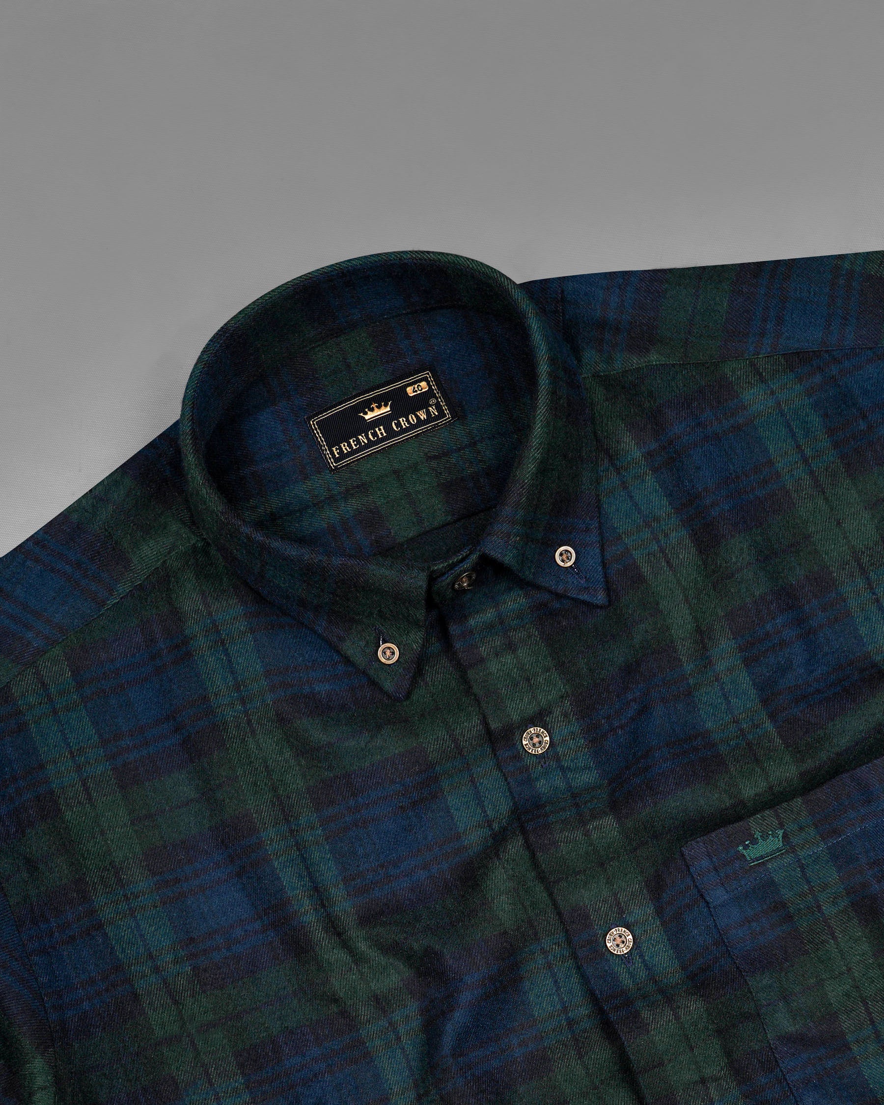 Dianne Blue with Charcoal Green Plaid Flannel Overshirt 7637-BD-MB-38,7637-BD-MB-38,7637-BD-MB-39,7637-BD-MB-39,7637-BD-MB-40,7637-BD-MB-40,7637-BD-MB-42,7637-BD-MB-42,7637-BD-MB-44,7637-BD-MB-44,7637-BD-MB-46,7637-BD-MB-46,7637-BD-MB-48,7637-BD-MB-48,7637-BD-MB-50,7637-BD-MB-50,7637-BD-MB-52,7637-BD-MB-52