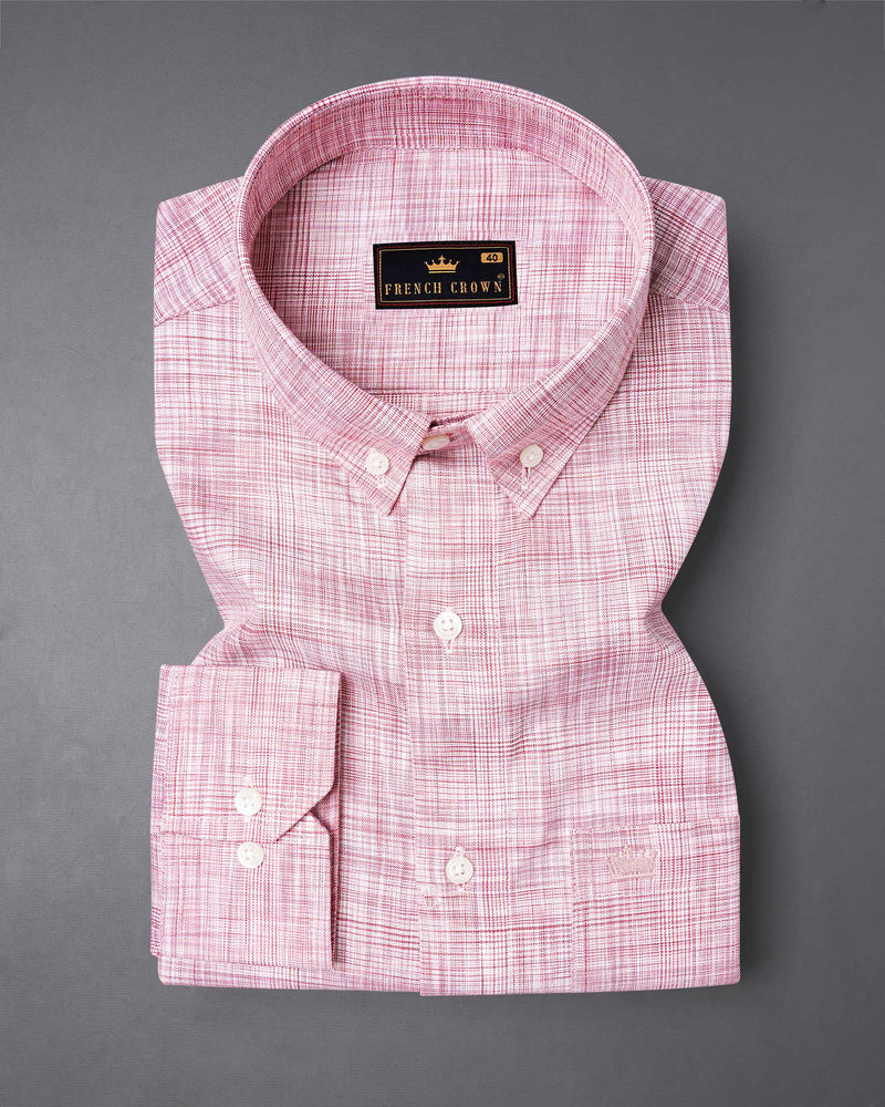 Chamelot Red Twill Premium Cotton Shirt