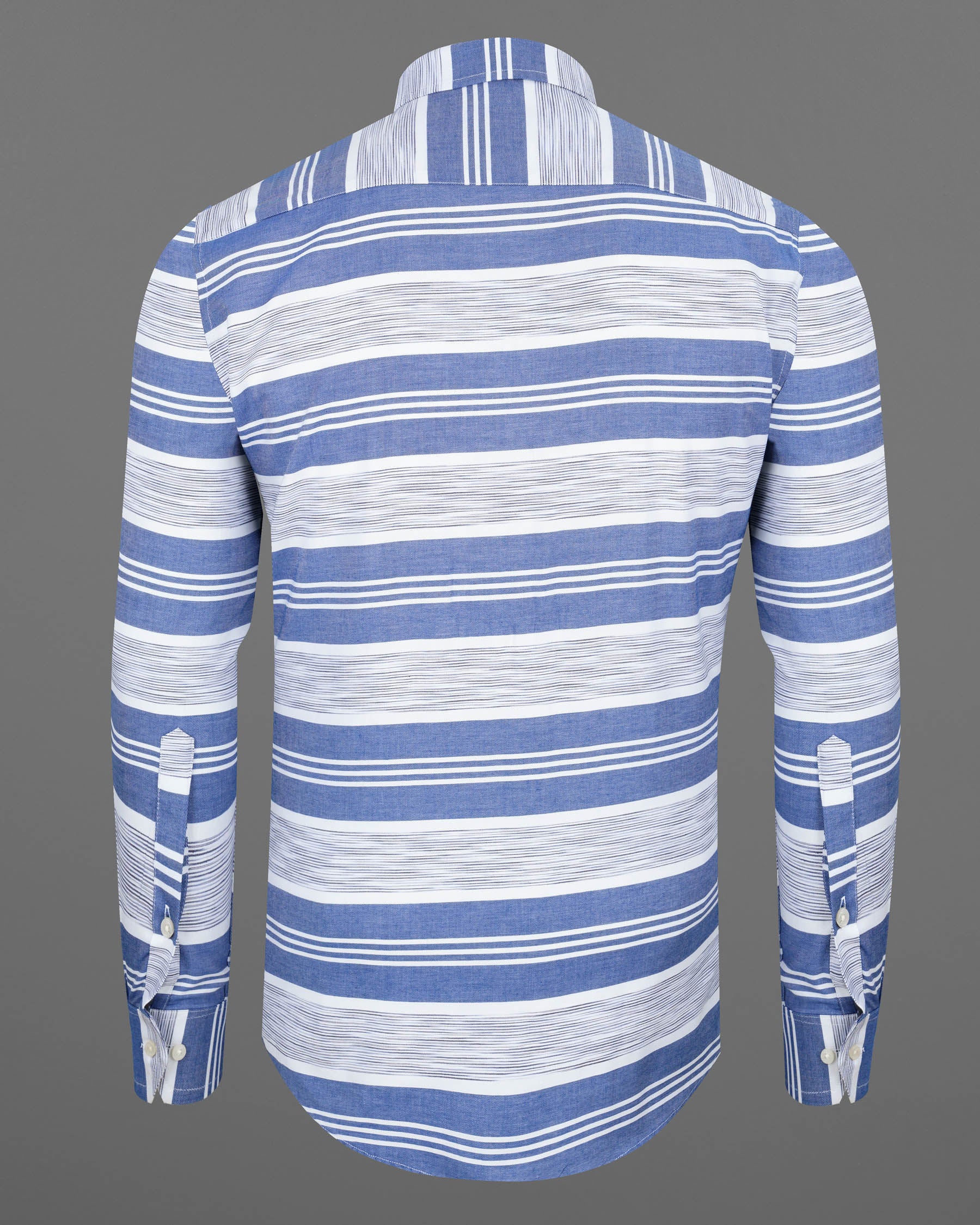 Scampi Blue and White Striped Twill Premium Cotton Shirt 7644-BD-38,7644-BD-38,7644-BD-39,7644-BD-39,7644-BD-40,7644-BD-40,7644-BD-42,7644-BD-42,7644-BD-44,7644-BD-44,7644-BD-46,7644-BD-46,7644-BD-48,7644-BD-48,7644-BD-50,7644-BD-50,7644-BD-52,7644-BD-52