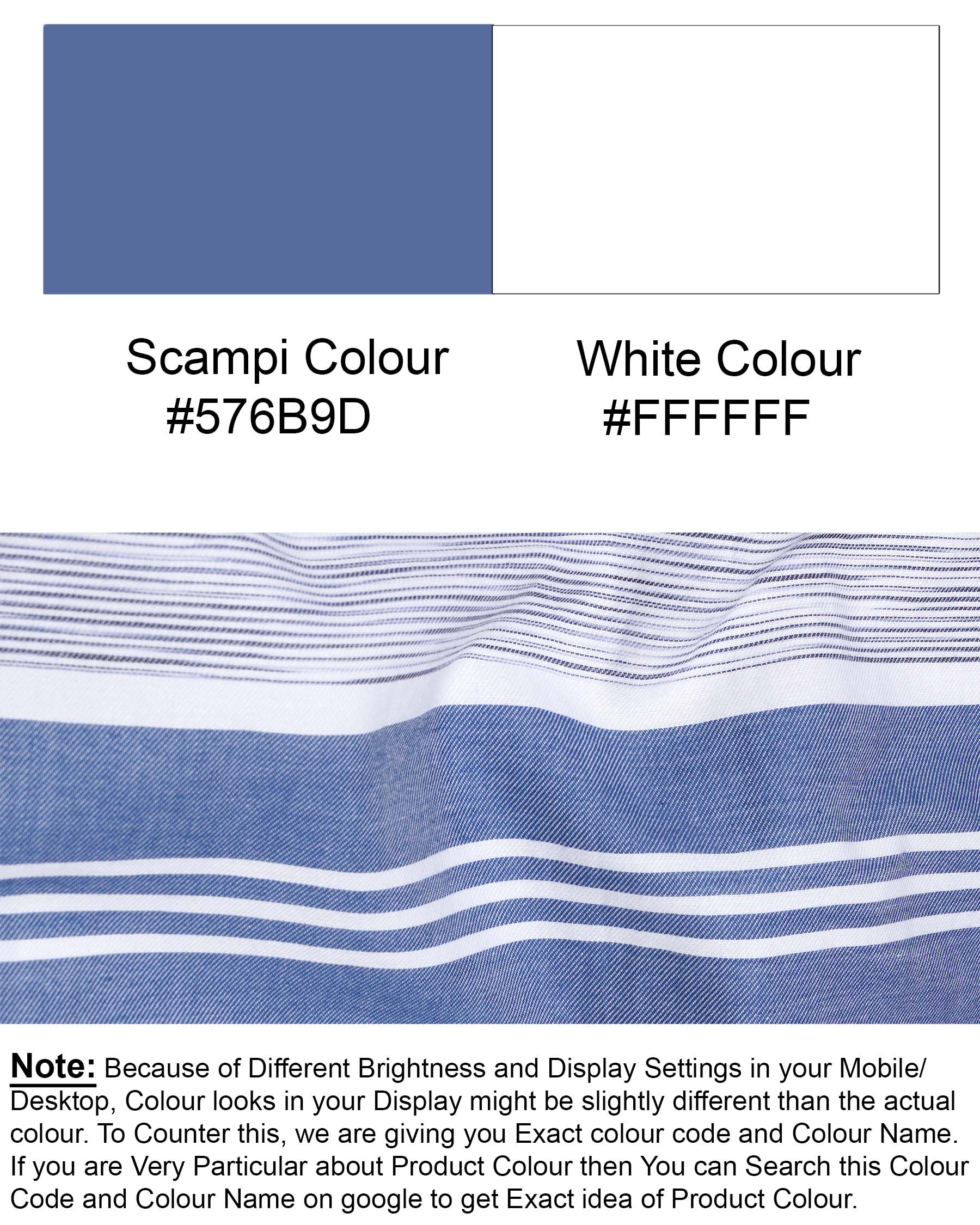 Scampi Blue and White Striped Twill Premium Cotton Shirt 7644-BD-38,7644-BD-38,7644-BD-39,7644-BD-39,7644-BD-40,7644-BD-40,7644-BD-42,7644-BD-42,7644-BD-44,7644-BD-44,7644-BD-46,7644-BD-46,7644-BD-48,7644-BD-48,7644-BD-50,7644-BD-50,7644-BD-52,7644-BD-52