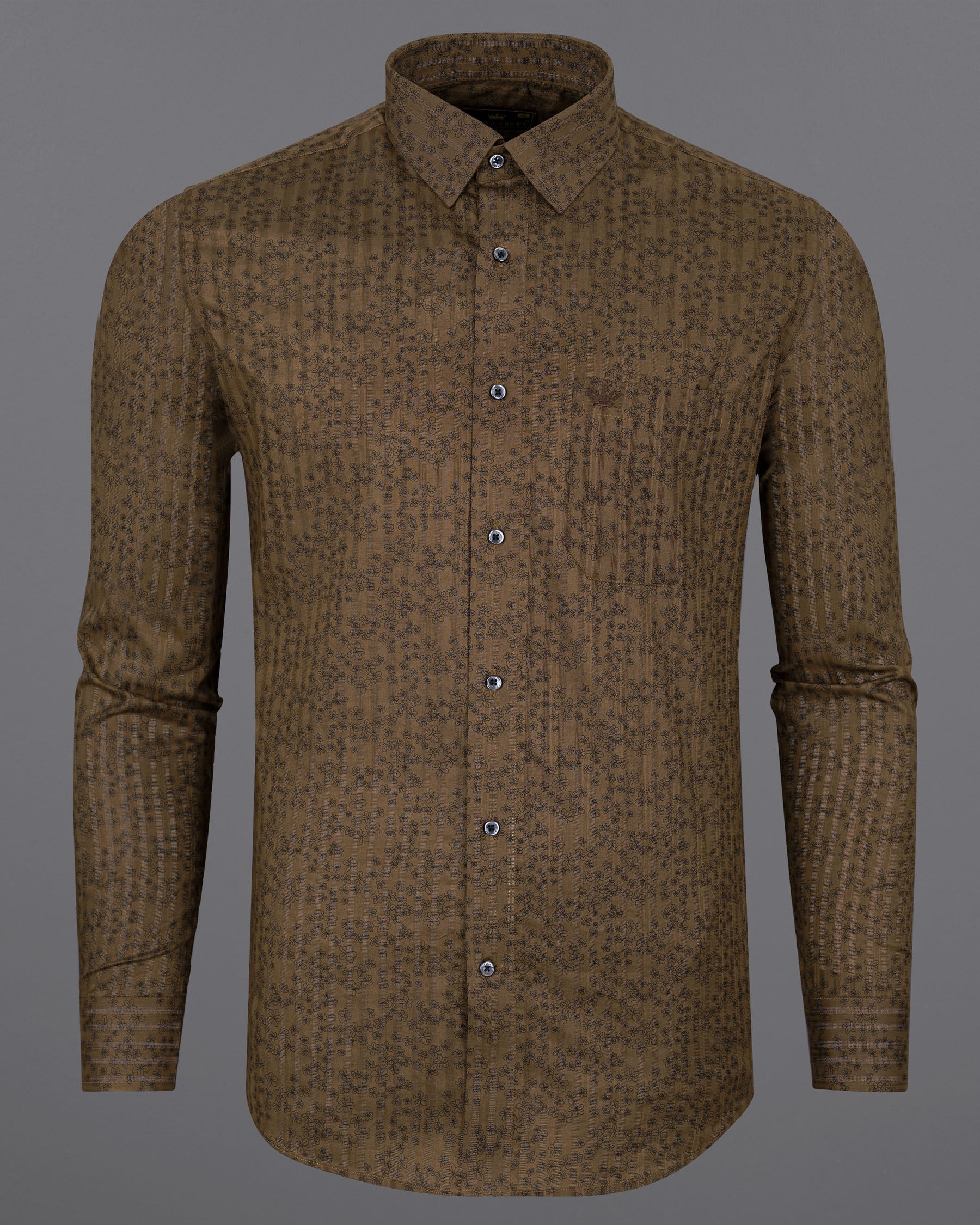 Deep Coffee Brown Ditzy Floral Dobby Textured Premium Giza Cotton Shirt 7645-BLK-38,7645-BLK-38,7645-BLK-39,7645-BLK-39,7645-BLK-40,7645-BLK-40,7645-BLK-42,7645-BLK-42,7645-BLK-44,7645-BLK-44,7645-BLK-46,7645-BLK-46,7645-BLK-48,7645-BLK-48,7645-BLK-50,7645-BLK-50,7645-BLK-52,7645-BLK-52