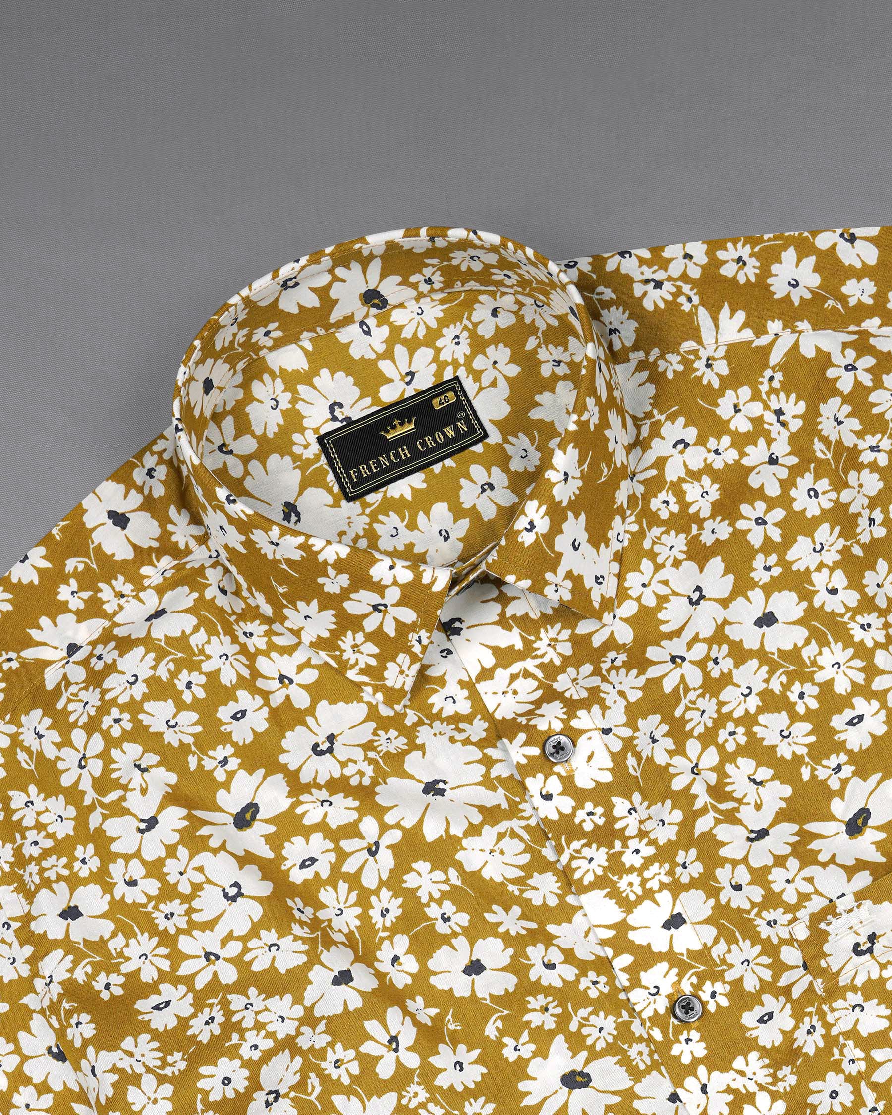 Alpine Brown Floral Printed Premium Cotton Shirt 7646-BLK-38,7646-BLK-38,7646-BLK-39,7646-BLK-39,7646-BLK-40,7646-BLK-40,7646-BLK-42,7646-BLK-42,7646-BLK-44,7646-BLK-44,7646-BLK-46,7646-BLK-46,7646-BLK-48,7646-BLK-48,7646-BLK-50,7646-BLK-50,7646-BLK-52,7646-BLK-52