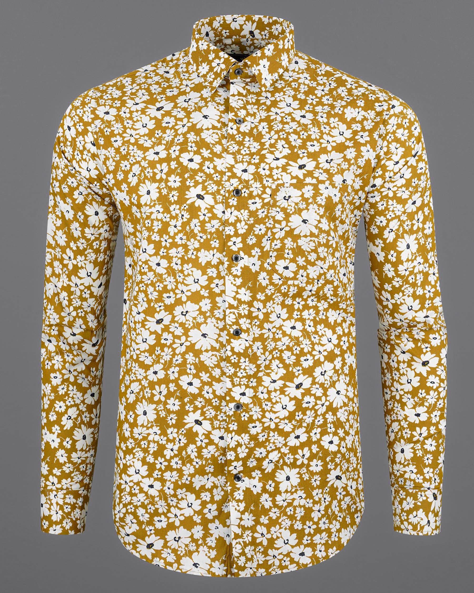 Alpine Brown Floral Printed Premium Cotton Shirt 7646-BLK-38,7646-BLK-38,7646-BLK-39,7646-BLK-39,7646-BLK-40,7646-BLK-40,7646-BLK-42,7646-BLK-42,7646-BLK-44,7646-BLK-44,7646-BLK-46,7646-BLK-46,7646-BLK-48,7646-BLK-48,7646-BLK-50,7646-BLK-50,7646-BLK-52,7646-BLK-52