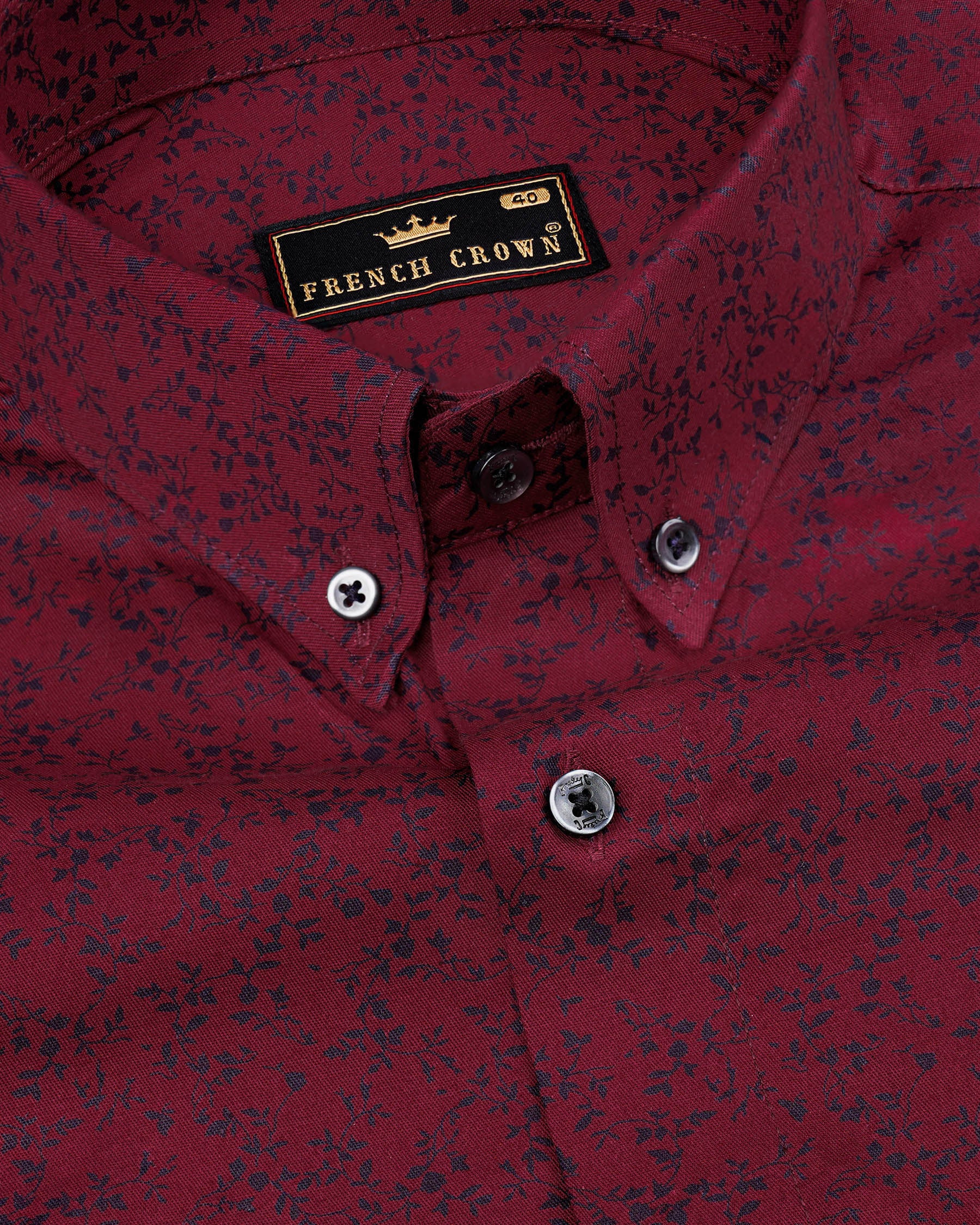 Lotus Maroon Ditzy Twill Textured Premium Cotton Shirt 7666-BD-BLK-38,7666-BD-BLK-38,7666-BD-BLK-39,7666-BD-BLK-39,7666-BD-BLK-40,7666-BD-BLK-40,7666-BD-BLK-42,7666-BD-BLK-42,7666-BD-BLK-44,7666-BD-BLK-44,7666-BD-BLK-46,7666-BD-BLK-46,7666-BD-BLK-48,7666-BD-BLK-48,7666-BD-BLK-50,7666-BD-BLK-50,7666-BD-BLK-52,7666-BD-BLK-52