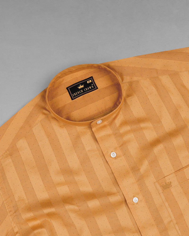 Atomic Tangerine Orange Striped Dobby Textured Premium Giza Cotton Shirt 7668-M-38,7668-M-38,7668-M-39,7668-M-39,7668-M-40,7668-M-40,7668-M-42,7668-M-42,7668-M-44,7668-M-44,7668-M-46,7668-M-46,7668-M-48,7668-M-48,7668-M-50,7668-M-50,7668-M-52,7668-M-52