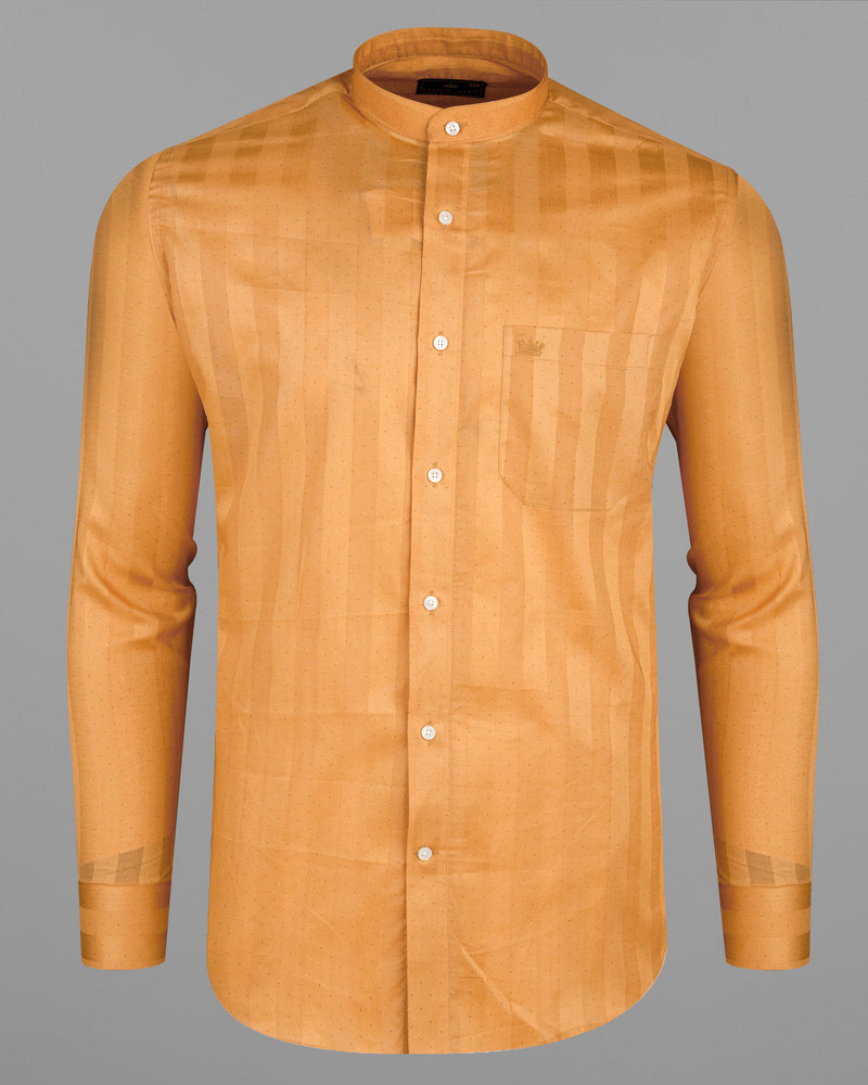 Atomic Tangerine Orange Striped Dobby Textured Premium Giza Cotton Shirt 7668-M-38,7668-M-38,7668-M-39,7668-M-39,7668-M-40,7668-M-40,7668-M-42,7668-M-42,7668-M-44,7668-M-44,7668-M-46,7668-M-46,7668-M-48,7668-M-48,7668-M-50,7668-M-50,7668-M-52,7668-M-52