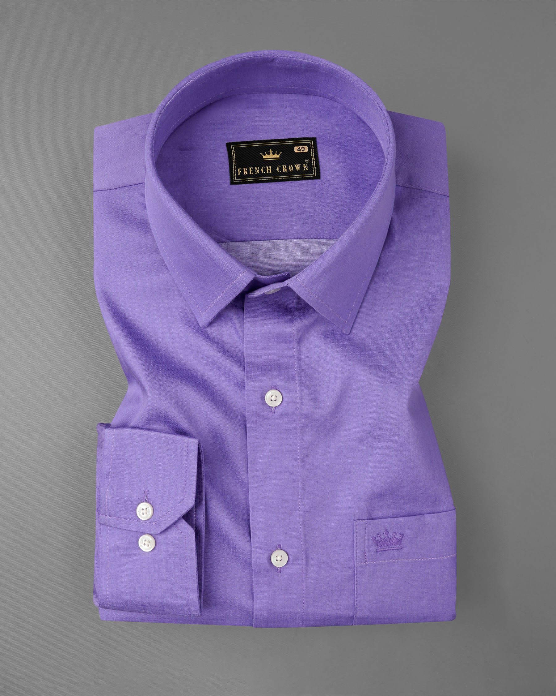 Yonder Violet Super Soft Premium Cotton Shirt 7670-38,7670-38,7670-39,7670-39,7670-40,7670-40,7670-42,7670-42,7670-44,7670-44,7670-46,7670-46,7670-48,7670-48,7670-50,7670-50,7670-52,7670-52