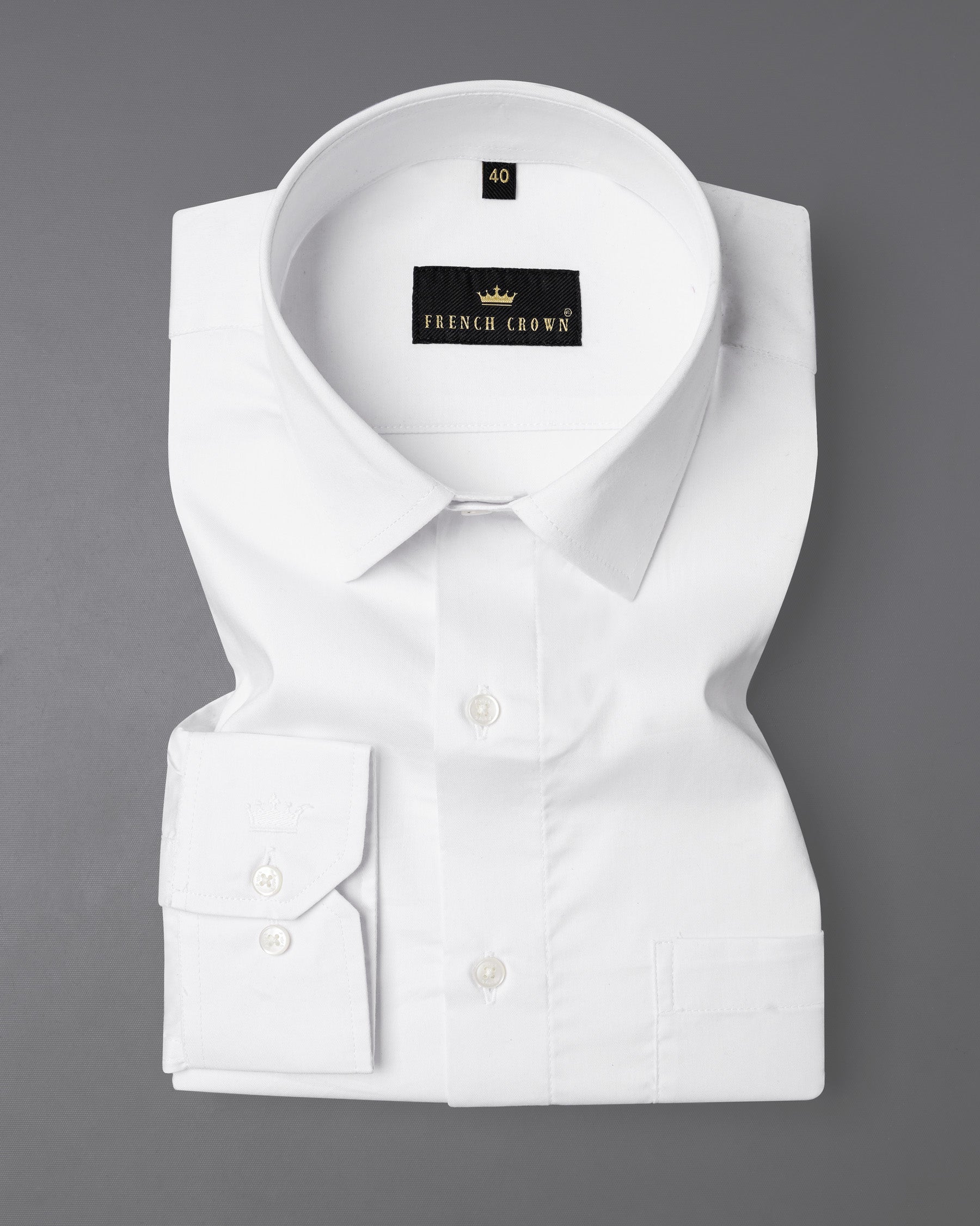 Bright White Super Soft Premium Cotton Shirt 7681-38,7681-38,7681-39,7681-39,7681-40,7681-40,7681-42,7681-42,7681-44,7681-44,7681-46,7681-46,7681-48,7681-48,7681-50,7681-50,7681-52,7681-52