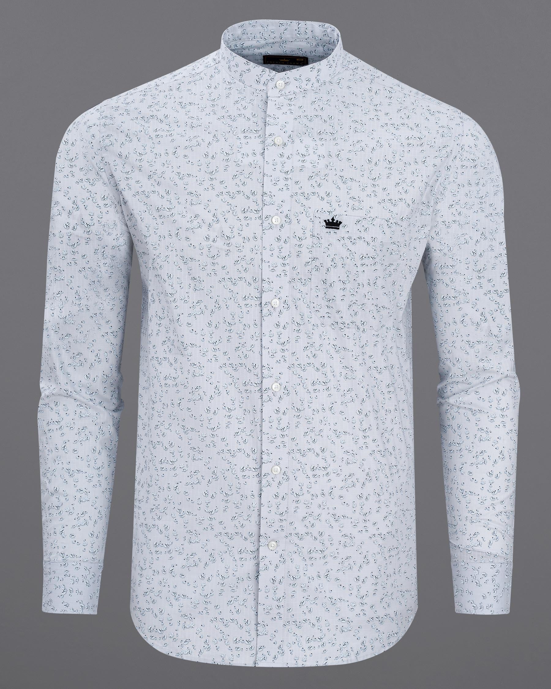 Gainsboro Gray Ditzy Printed Premium Cotton Shirt 7688-M-38,7688-M-38,7688-M-39,7688-M-39,7688-M-40,7688-M-40,7688-M-42,7688-M-42,7688-M-44,7688-M-44,7688-M-46,7688-M-46,7688-M-48,7688-M-48,7688-M-50,7688-M-50,7688-M-52,7688-M-52