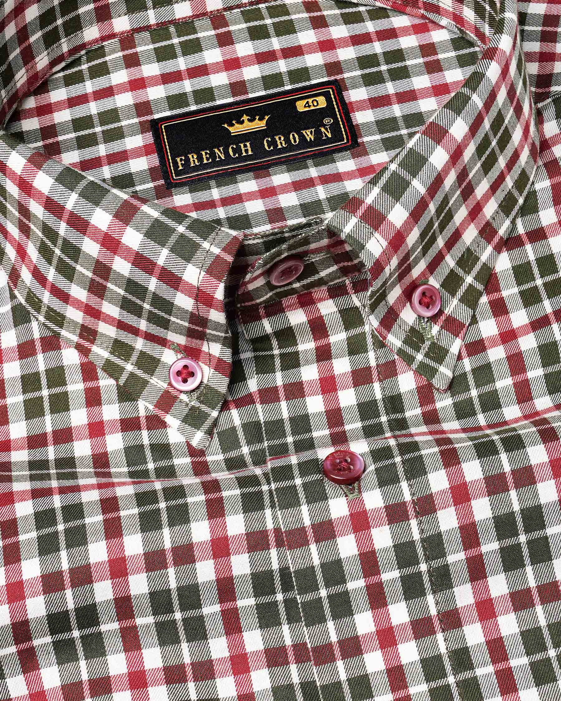 Smoky Topaz Red and Birch Dark Green Plaid Checkered Twill Premium Cotton Shirt 7703-BD-MN-38,7703-BD-MN-38,7703-BD-MN-39,7703-BD-MN-39,7703-BD-MN-40,7703-BD-MN-40,7703-BD-MN-42,7703-BD-MN-42,7703-BD-MN-44,7703-BD-MN-44,7703-BD-MN-46,7703-BD-MN-46,7703-BD-MN-48,7703-BD-MN-48,7703-BD-MN-50,7703-BD-MN-50,7703-BD-MN-52,7703-BD-MN-52