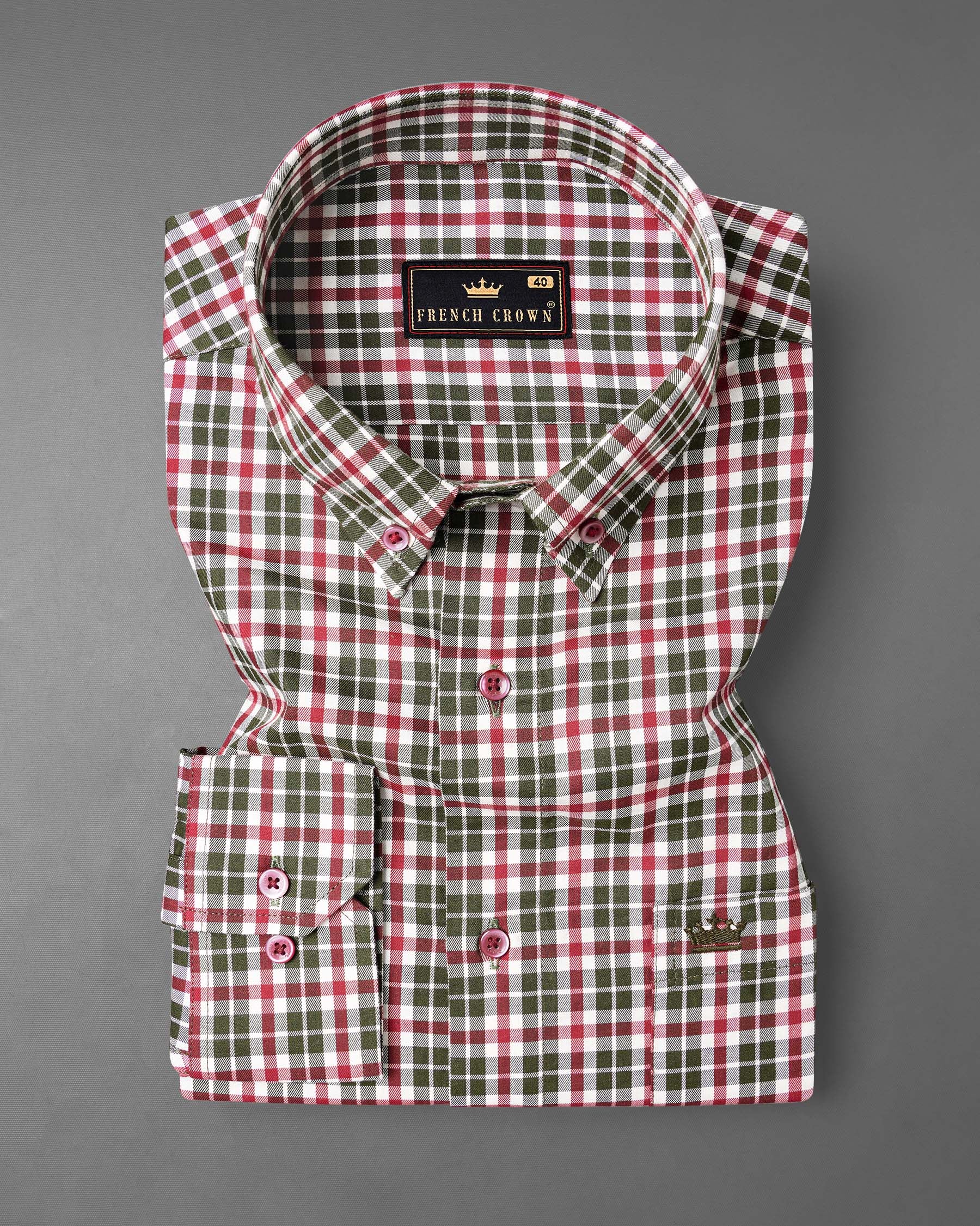 Smoky Topaz Red and Birch Dark Green Plaid Checkered Twill Premium Cotton Shirt 7703-BD-MN-38,7703-BD-MN-38,7703-BD-MN-39,7703-BD-MN-39,7703-BD-MN-40,7703-BD-MN-40,7703-BD-MN-42,7703-BD-MN-42,7703-BD-MN-44,7703-BD-MN-44,7703-BD-MN-46,7703-BD-MN-46,7703-BD-MN-48,7703-BD-MN-48,7703-BD-MN-50,7703-BD-MN-50,7703-BD-MN-52,7703-BD-MN-52