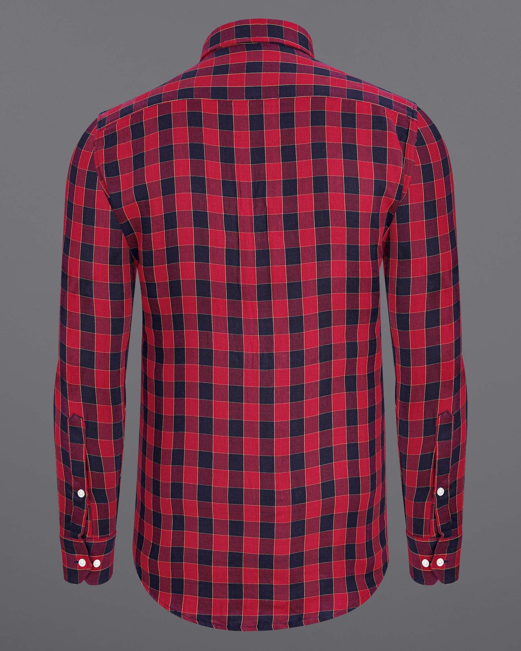 Shiraz Red with Topaz Navy Blue Plaid Twill Premium Cotton Shirt 7705-BD-38,7705-BD-38,7705-BD-39,7705-BD-39,7705-BD-40,7705-BD-40,7705-BD-42,7705-BD-42,7705-BD-44,7705-BD-44,7705-BD-46,7705-BD-46,7705-BD-48,7705-BD-48,7705-BD-50,7705-BD-50,7705-BD-52,7705-BD-52