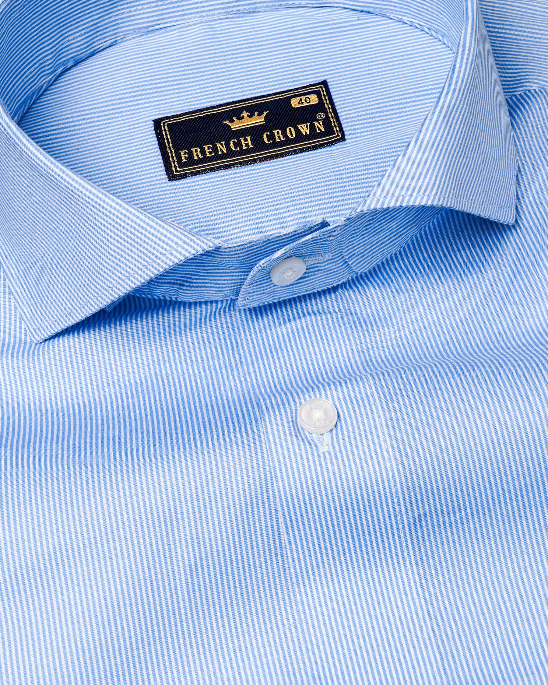 Carolina Blue Pin Striped Premium Cotton Shirt 7709-CA-38,7709-CA-38,7709-CA-39,7709-CA-39,7709-CA-40,7709-CA-40,7709-CA-42,7709-CA-42,7709-CA-44,7709-CA-44,7709-CA-46,7709-CA-46,7709-CA-48,7709-CA-48,7709-CA-50,7709-CA-50,7709-CA-52,7709-CA-52