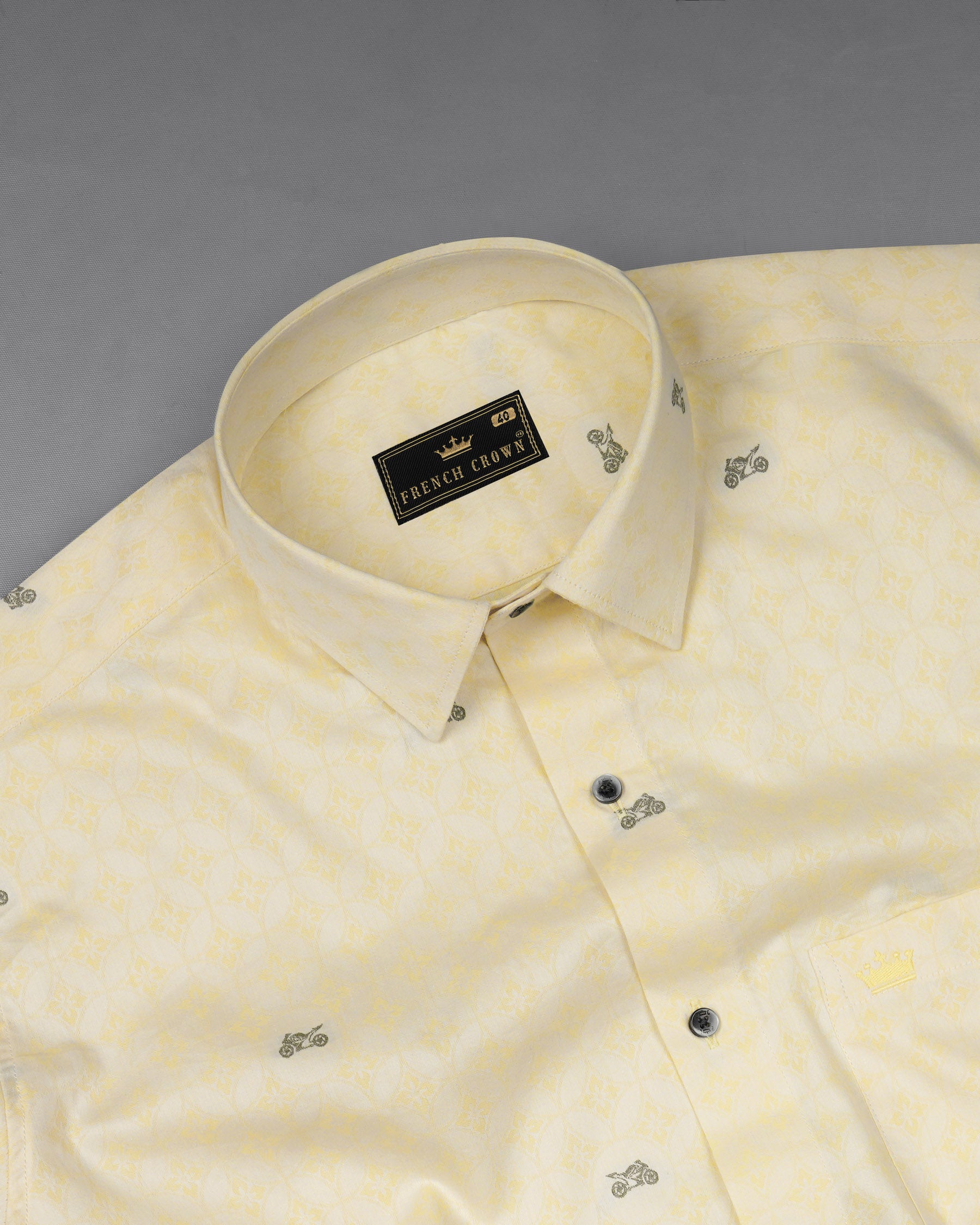 Light Apricot Yellow Racing Bike Jacquard Textured Premium Giza Cotton Shirt 7712-GR-38,7712-GR-38,7712-GR-39,7712-GR-39,7712-GR-40,7712-GR-40,7712-GR-42,7712-GR-42,7712-GR-44,7712-GR-44,7712-GR-46,7712-GR-46,7712-GR-48,7712-GR-48,7712-GR-50,7712-GR-50,7712-GR-52,7712-GR-52