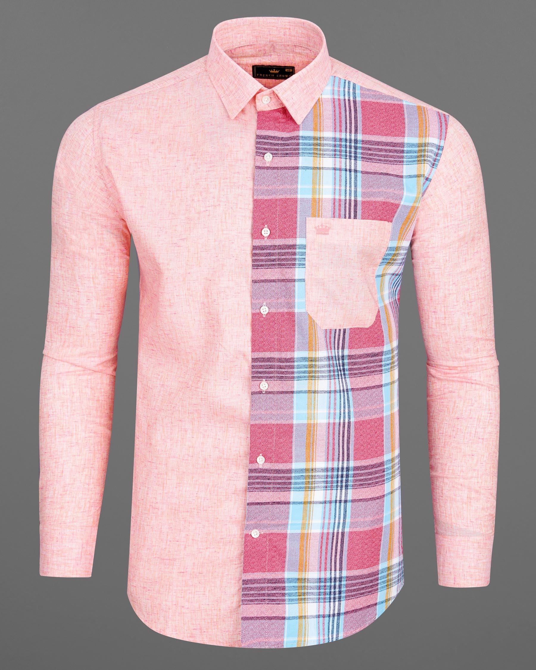 Cosmos Pink and Froly Pink Dobby Textured Premium Giza Cotton Designer Shirt 7717-P189-38,7717-P189-38,7717-P189-39,7717-P189-39,7717-P189-40,7717-P189-40,7717-P189-42,7717-P189-42,7717-P189-44,7717-P189-44,7717-P189-46,7717-P189-46,7717-P189-48,7717-P189-48,7717-P189-50,7717-P189-50,7717-P189-52,7717-P189-52