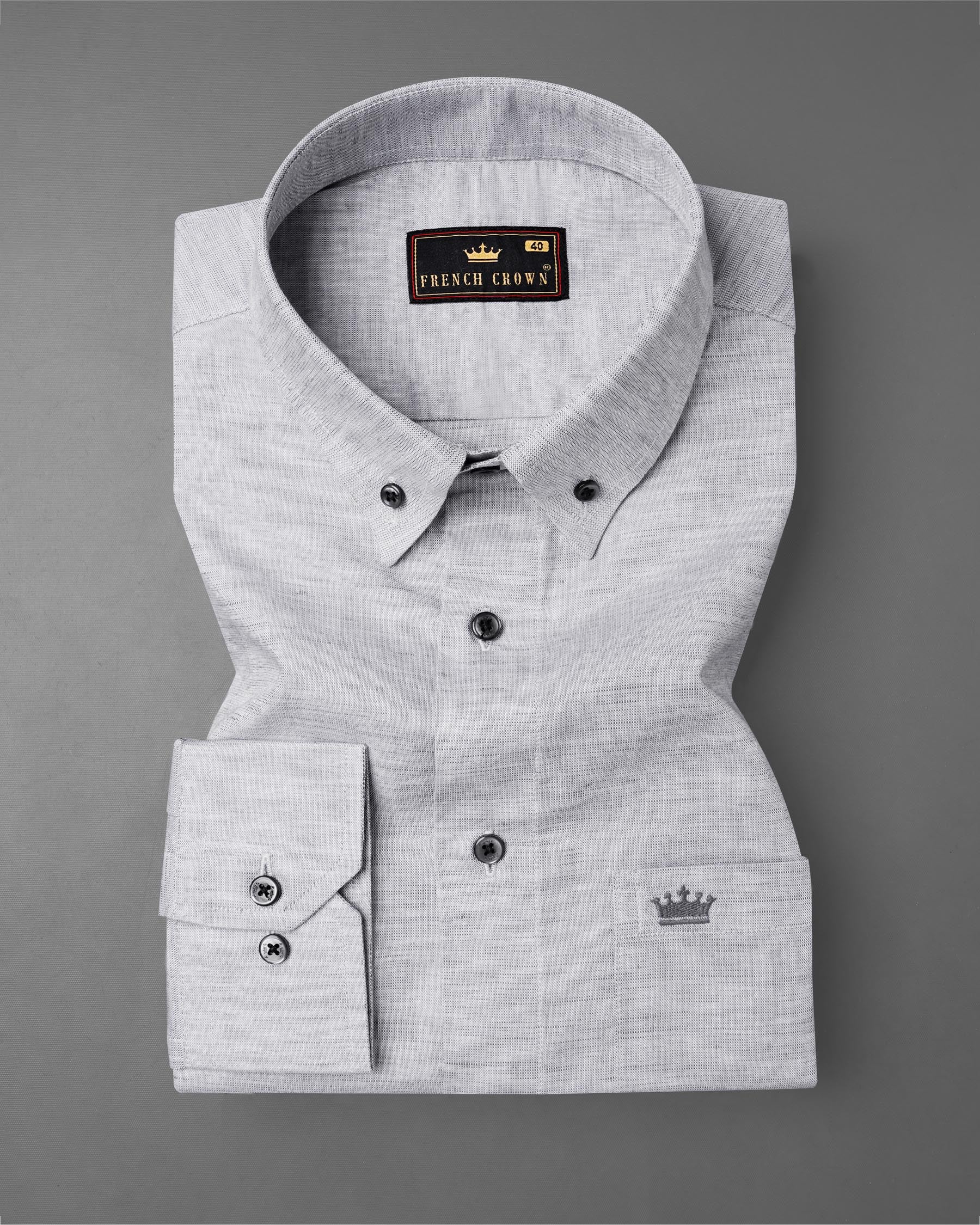 Pale Slate Gray Luxurious Linen Shirt 7736-BD-BLK-38,7736-BD-BLK-38,7736-BD-BLK-39,7736-BD-BLK-39,7736-BD-BLK-40,7736-BD-BLK-40,7736-BD-BLK-42,7736-BD-BLK-42,7736-BD-BLK-44,7736-BD-BLK-44,7736-BD-BLK-46,7736-BD-BLK-46,7736-BD-BLK-48,7736-BD-BLK-48,7736-BD-BLK-50,7736-BD-BLK-50,7736-BD-BLK-52,7736-BD-BLK-52