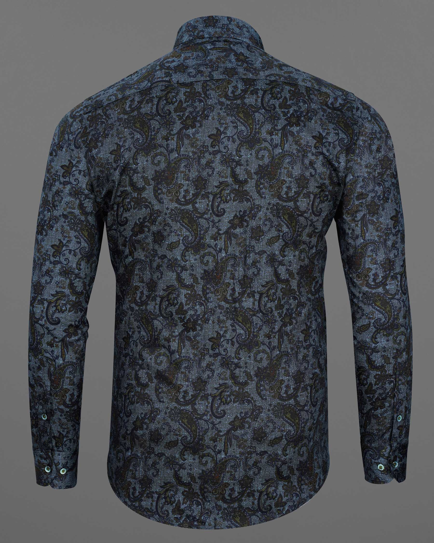 Comet Gray Paisley Printed Super Soft Premium Cotton Shirt 7745-GR-38,7745-GR-38,7745-GR-39,7745-GR-39,7745-GR-40,7745-GR-40,7745-GR-42,7745-GR-42,7745-GR-44,7745-GR-44,7745-GR-46,7745-GR-46,7745-GR-48,7745-GR-48,7745-GR-50,7745-GR-50,7745-GR-52,7745-GR-52