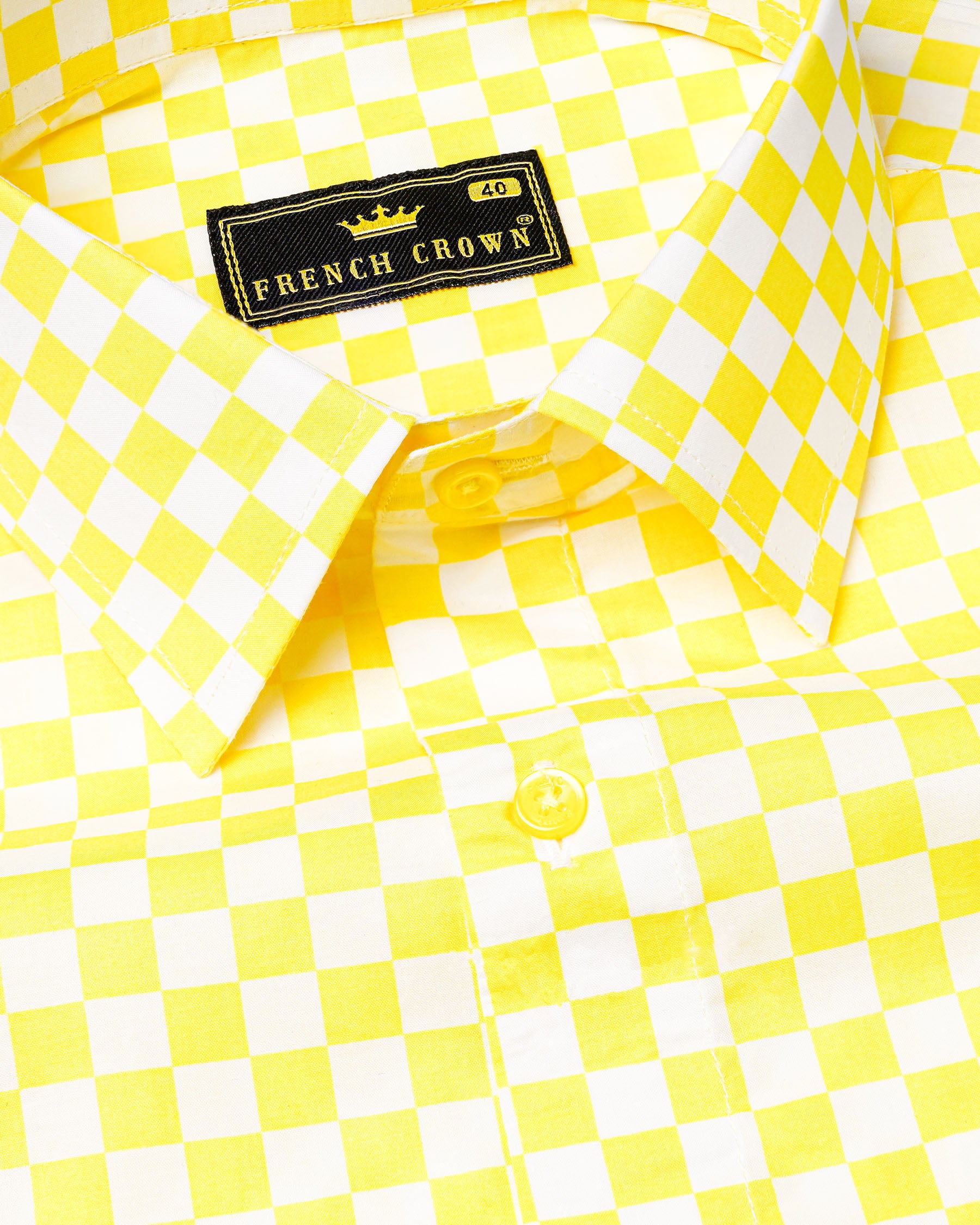 Witch Haze Yellow and White Checker Premium Cotton Shirt 7749-YL-38,7749-YL-38,7749-YL-39,7749-YL-39,7749-YL-40,7749-YL-40,7749-YL-42,7749-YL-42,7749-YL-44,7749-YL-44,7749-YL-46,7749-YL-46,7749-YL-48,7749-YL-48,7749-YL-50,7749-YL-50,7749-YL-52,7749-YL-52