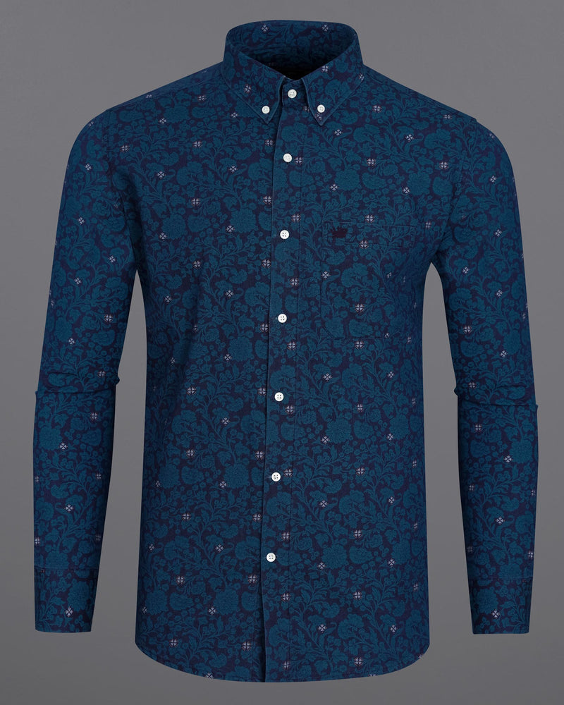 Cyprus Blue with Damask Chambray Textured Premium Cotton Shirt 7759-BD-38,7759-BD-38,7759-BD-39,7759-BD-39,7759-BD-40,7759-BD-40,7759-BD-42,7759-BD-42,7759-BD-44,7759-BD-44,7759-BD-46,7759-BD-46,7759-BD-48,7759-BD-48,7759-BD-50,7759-BD-50,7759-BD-52,7759-BD-52