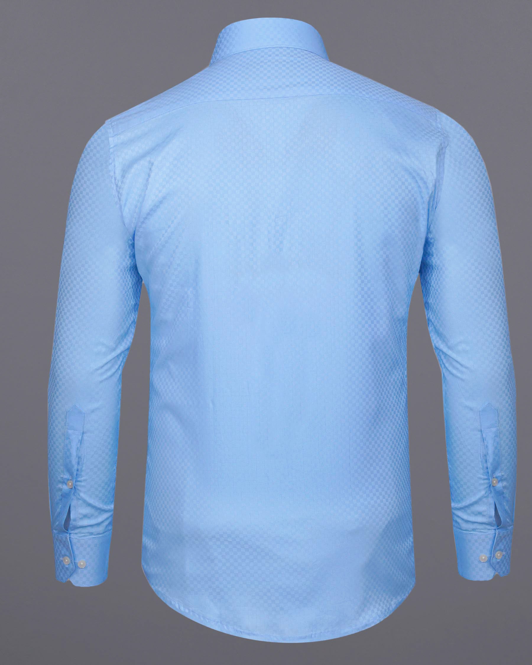 Malibu Blue Dobby Textured Premium Giza Cotton Shirt 7774-CA-38,7774-CA-38,7774-CA-39,7774-CA-39,7774-CA-40,7774-CA-40,7774-CA-42,7774-CA-42,7774-CA-44,7774-CA-44,7774-CA-46,7774-CA-46,7774-CA-48,7774-CA-48,7774-CA-50,7774-CA-50,7774-CA-52,7774-CA-52