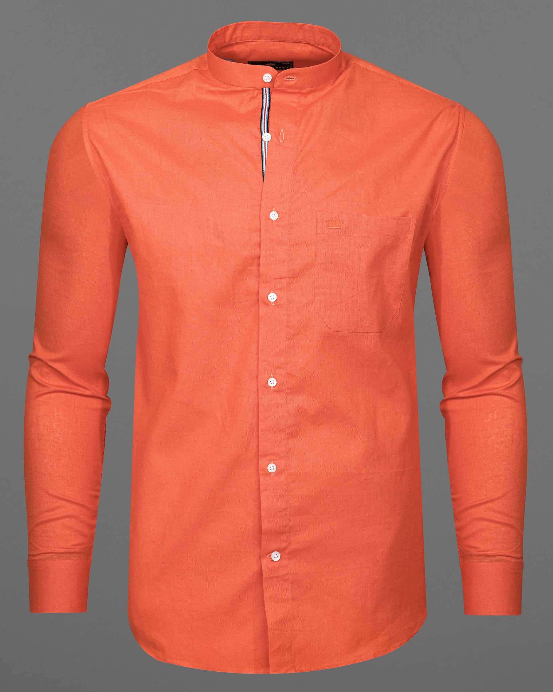 Crusta Orange Luxurious Linen Shirt 7782-M-P-38,7782-M-P-38,7782-M-P-39,7782-M-P-39,7782-M-P-40,7782-M-P-40,7782-M-P-42,7782-M-P-42,7782-M-P-44,7782-M-P-44,7782-M-P-46,7782-M-P-46,7782-M-P-48,7782-M-P-48,7782-M-P-50,7782-M-P-50,7782-M-P-52,7782-M-P-52