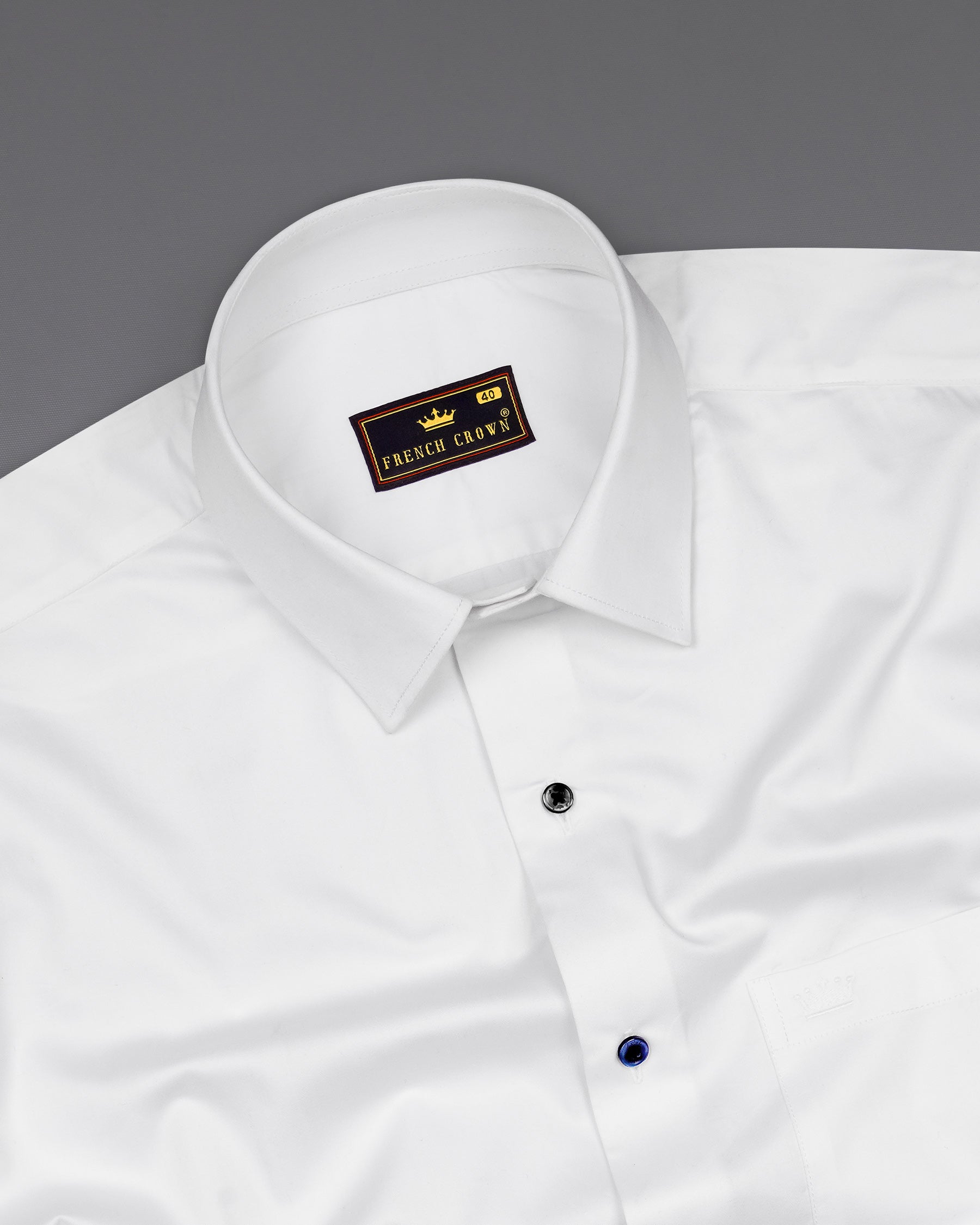 Bright White Subtle Sheen Colorful Buttons Super Soft Premium Cotton Shirt 7789-MCB-38, 7789-MCB-H-38, 7789-MCB-39, 7789-MCB-H-39, 7789-MCB-40, 7789-MCB-H-40, 7789-MCB-42, 7789-MCB-H-42, 7789-MCB-44, 7789-MCB-H-44, 7789-MCB-46, 7789-MCB-H-46, 7789-MCB-48, 7789-MCB-H-48, 7789-MCB-50, 7789-MCB-H-50, 7789-MCB-52, 7789-MCB-H-52