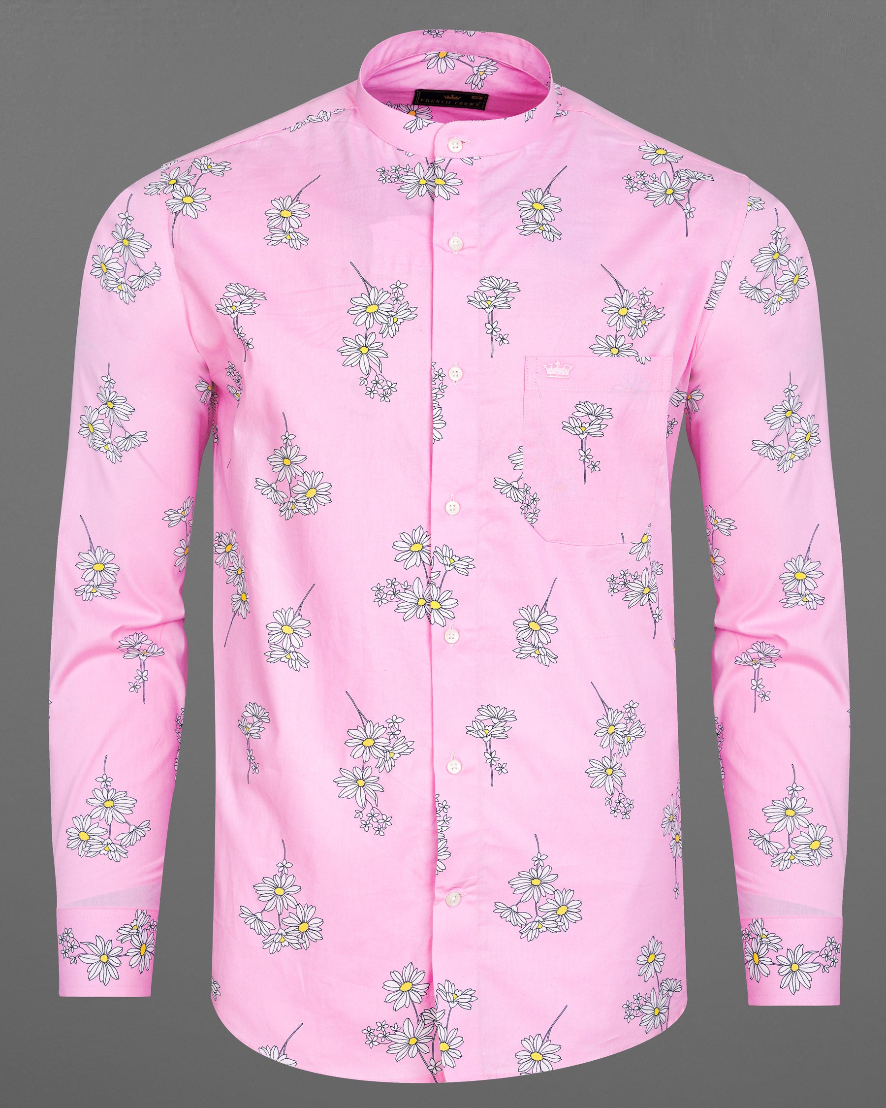 Chantilly Pink Floral Printed Premium Cotton Shirt 7807-M-38, 7807-M-H-38, 7807-M-39, 7807-M-H-39, 7807-M-40, 7807-M-H-40, 7807-M-42, 7807-M-H-42, 7807-M-44, 7807-M-H-44, 7807-M-46, 7807-M-H-46, 7807-M-48, 7807-M-H-48, 7807-M-50, 7807-M-H-50, 7807-M-52, 7807-M-H-52