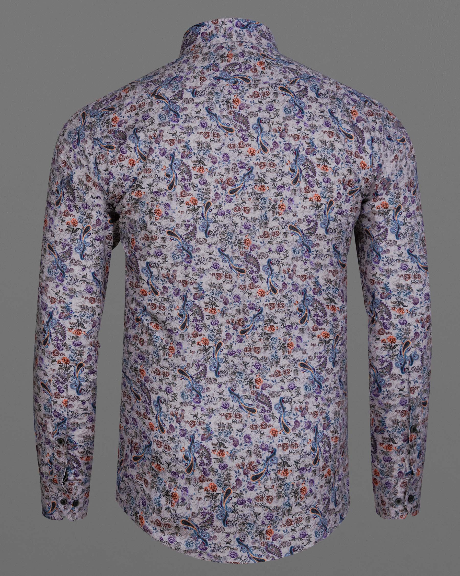 Start Dust Grey Paisley Printed Super Soft Premium Cotton Shirt 7833-BLK-38,7833-BLK-38,7833-BLK-39,7833-BLK-39,7833-BLK-40,7833-BLK-40,7833-BLK-42,7833-BLK-42,7833-BLK-44,7833-BLK-44,7833-BLK-46,7833-BLK-46,7833-BLK-48,7833-BLK-48,7833-BLK-50,7833-BLK-50,7833-BLK-52,7833-BLK-52