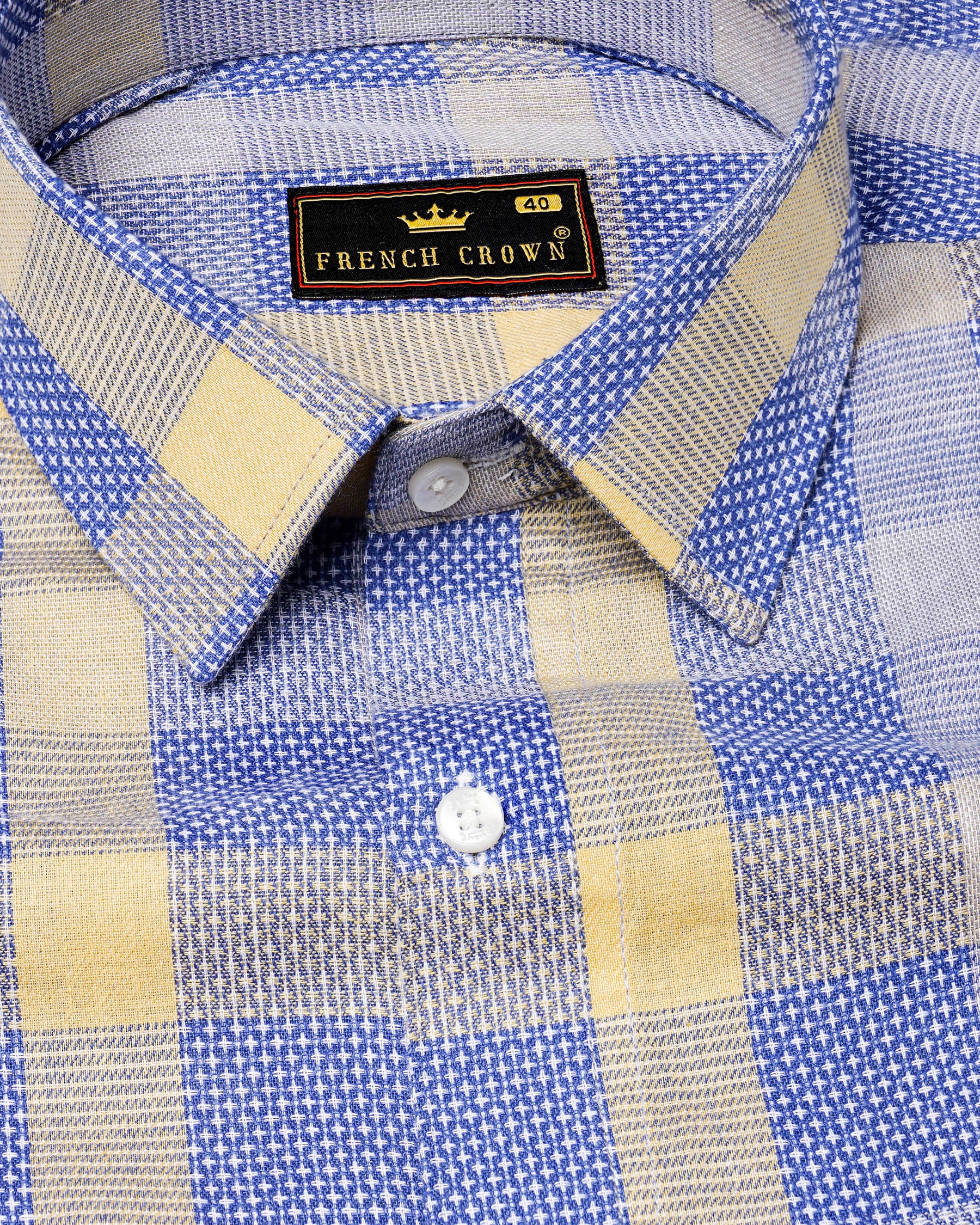 Scampi Blue Plaid Dobby Textured Premium Giza Cotton Designer Shirt 7848-P117-38,7848-P117-38,7848-P117-39,7848-P117-39,7848-P117-40,7848-P117-40,7848-P117-42,7848-P117-42,7848-P117-44,7848-P117-44,7848-P117-46,7848-P117-46,7848-P117-48,7848-P117-48,7848-P117-50,7848-P117-50,7848-P117-52,7848-P117-52