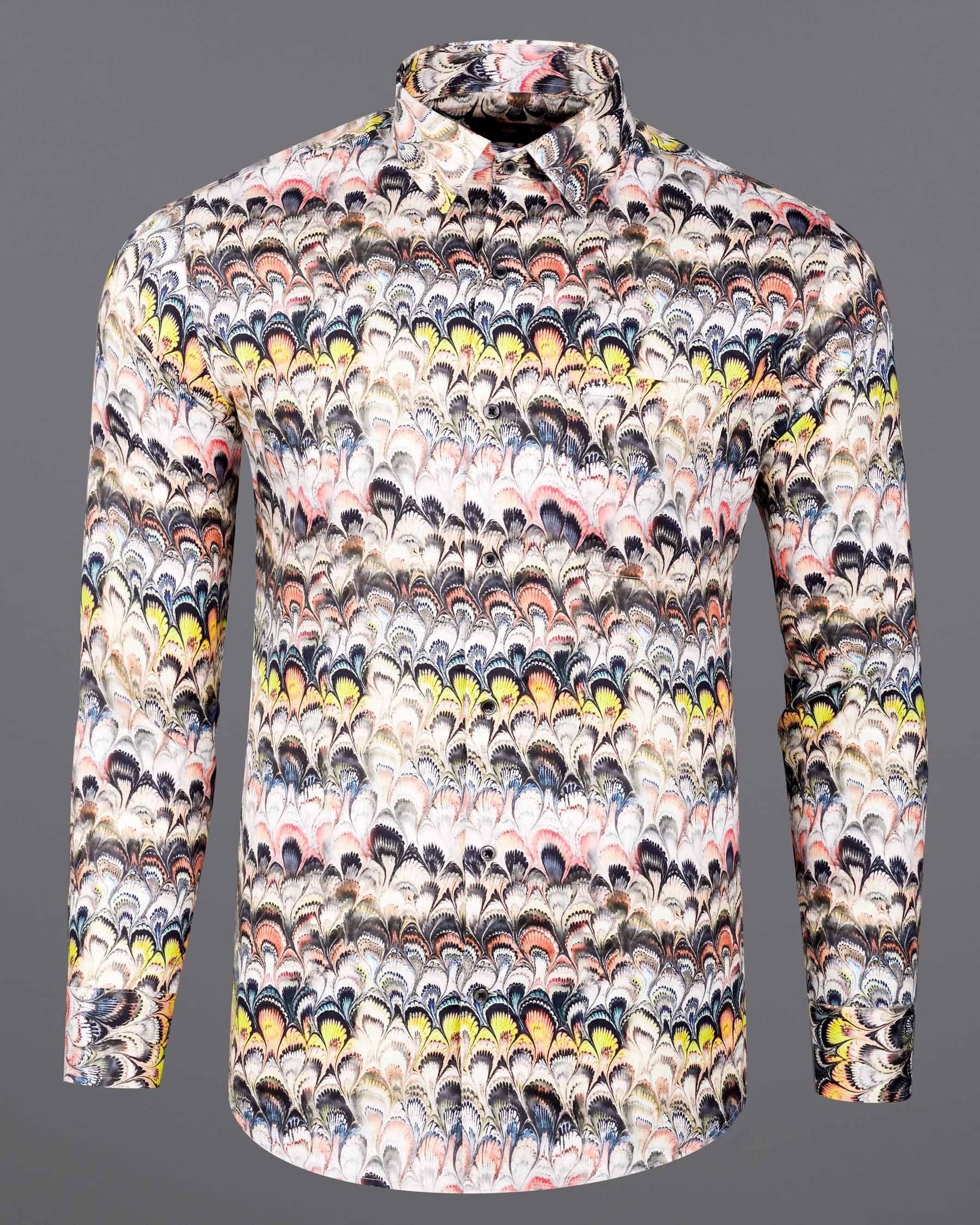 Bright White with Sandwisp Yellow and Charade Black Printed Super Soft Premium Cotton Shirt 7858-BLK-38,7858-BLK-38,7858-BLK-39,7858-BLK-39,7858-BLK-40,7858-BLK-40,7858-BLK-42,7858-BLK-42,7858-BLK-44,7858-BLK-44,7858-BLK-46,7858-BLK-46,7858-BLK-48,7858-BLK-48,7858-BLK-50,7858-BLK-50,7858-BLK-52,7858-BLK-52