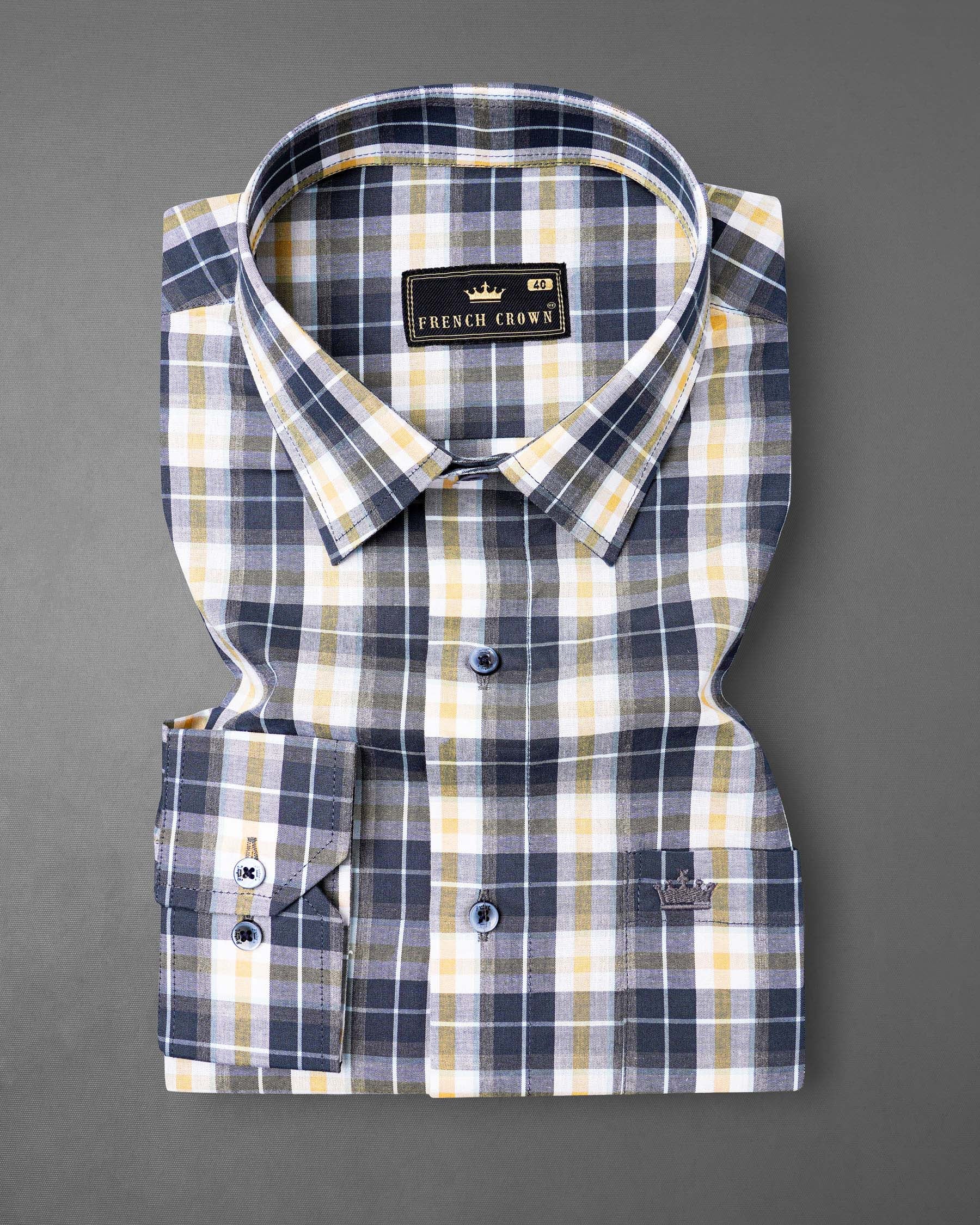 Gunmetal Blue and Spun Pearl Gray Plaid Premium Cotton Shirt 7867-BLE -38,7867-BLE -H-38,7867-BLE -39,7867-BLE -H-39,7867-BLE -40,7867-BLE -H-40,7867-BLE -42,7867-BLE -H-42,7867-BLE -44,7867-BLE -H-44,7867-BLE -46,7867-BLE -H-46,7867-BLE -48,7867-BLE -H-48,7867-BLE -50,7867-BLE -H-50,7867-BLE -52,7867-BLE -H-52