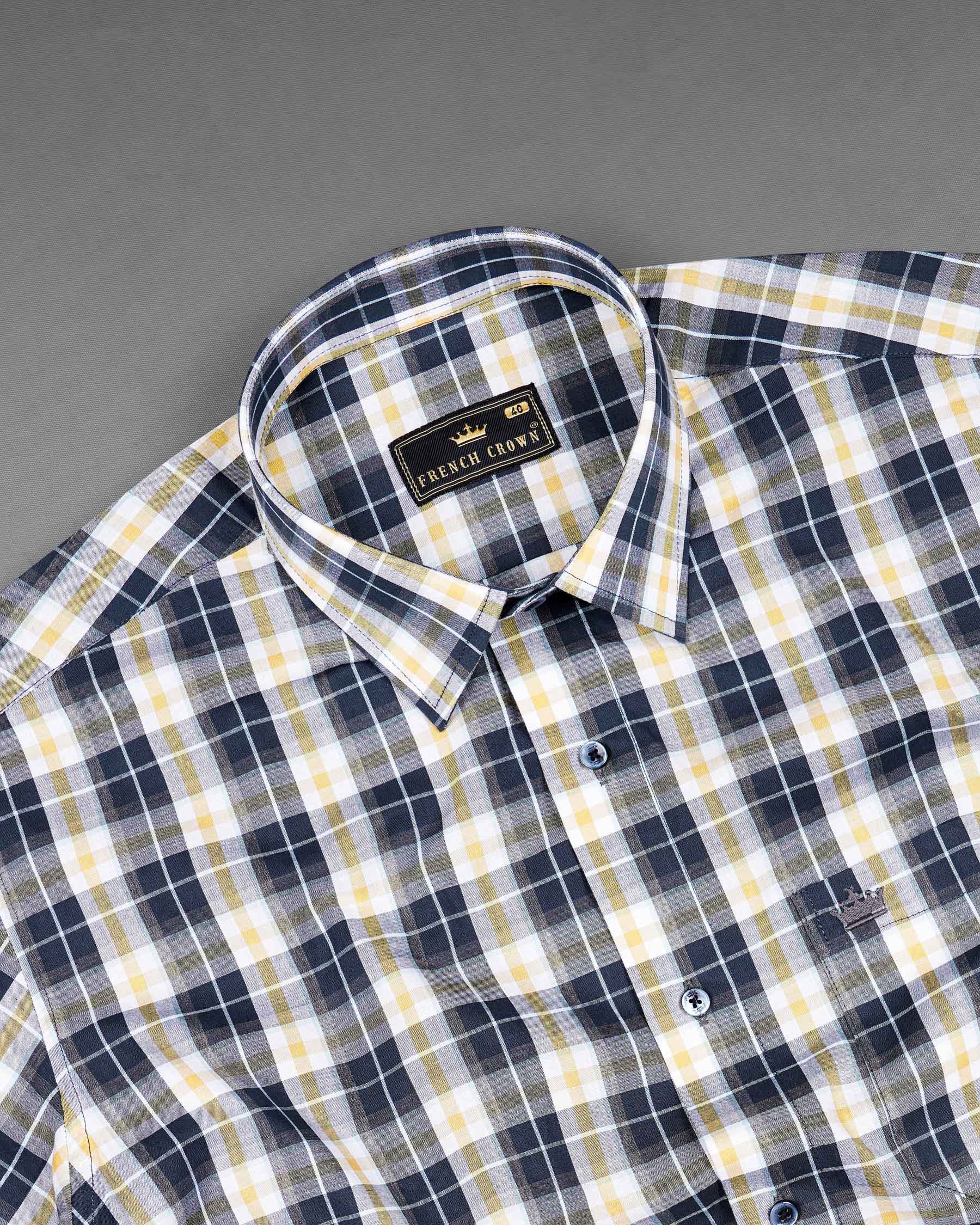 Gunmetal Blue and Spun Pearl Gray Plaid Premium Cotton Shirt 7867-BLE -38,7867-BLE -H-38,7867-BLE -39,7867-BLE -H-39,7867-BLE -40,7867-BLE -H-40,7867-BLE -42,7867-BLE -H-42,7867-BLE -44,7867-BLE -H-44,7867-BLE -46,7867-BLE -H-46,7867-BLE -48,7867-BLE -H-48,7867-BLE -50,7867-BLE -H-50,7867-BLE -52,7867-BLE -H-52