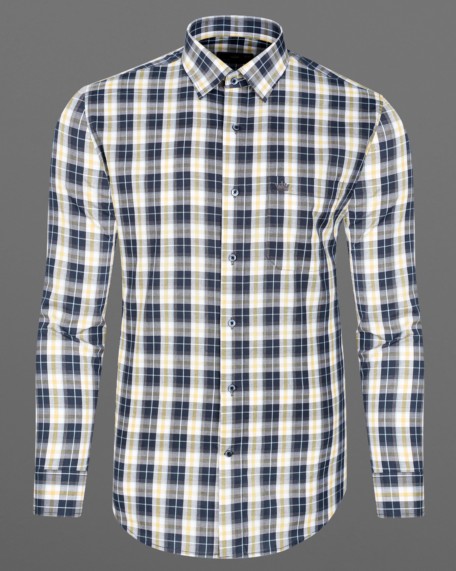 Gunmetal Blue and Spun Pearl Gray Plaid Premium Cotton Shirt 7867-BLE -38,7867-BLE -H-38,7867-BLE -39,7867-BLE -H-39,7867-BLE -40,7867-BLE -H-40,7867-BLE -42,7867-BLE -H-42,7867-BLE -44,7867-BLE -H-44,7867-BLE -46,7867-BLE -H-46,7867-BLE -48,7867-BLE -H-48,7867-BLE -50,7867-BLE -H-50,7867-BLE -52,7867-BLE -H-52