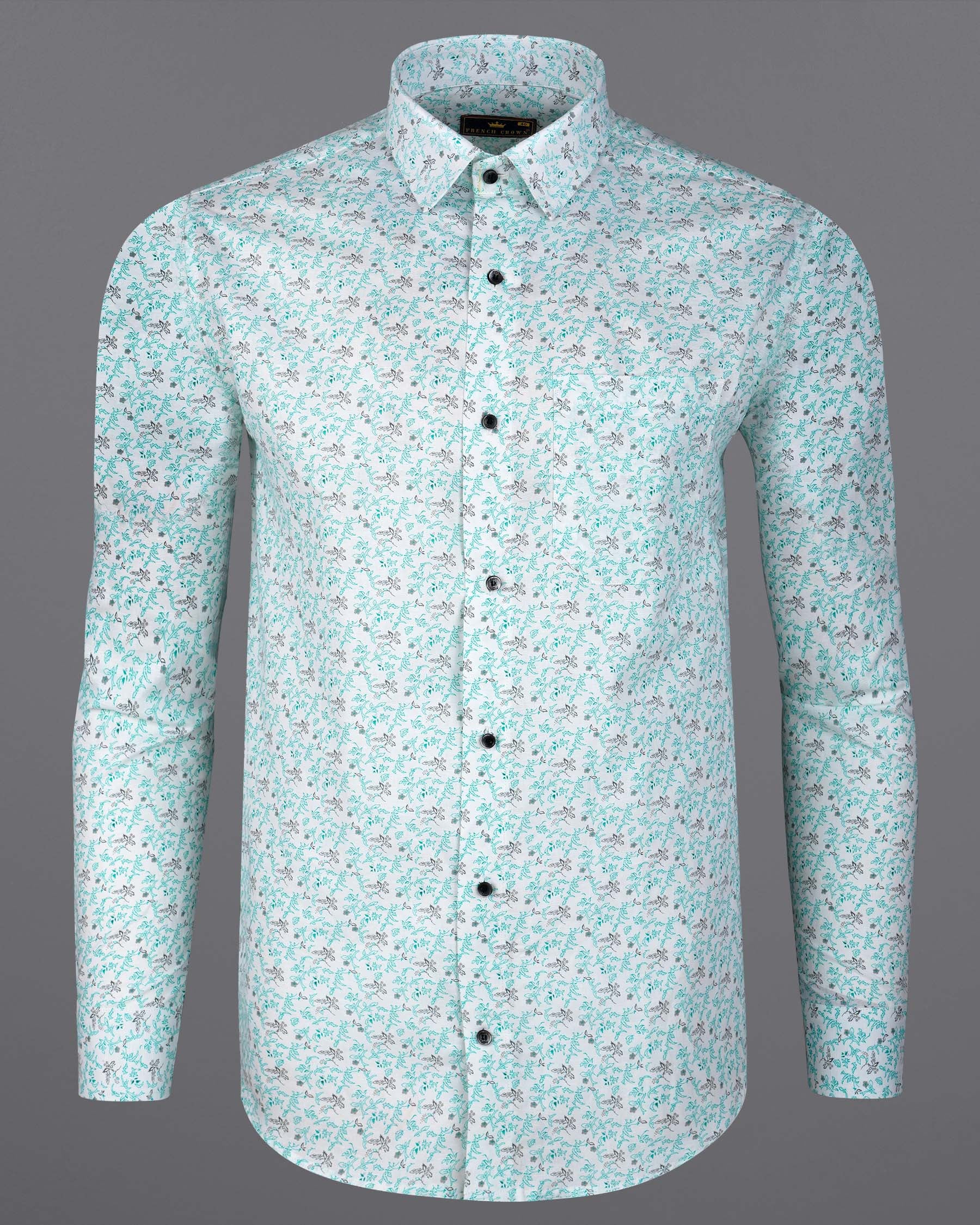 Bright White Leaves Printed Luxurious Linen Shirt 7874-BLK -38,7874-BLK -H-38,7874-BLK -39,7874-BLK -H-39,7874-BLK -40,7874-BLK -H-40,7874-BLK -42,7874-BLK -H-42,7874-BLK -44,7874-BLK -H-44,7874-BLK -46,7874-BLK -H-46,7874-BLK -48,7874-BLK -H-48,7874-BLK -50,7874-BLK -H-50,7874-BLK -52,7874-BLK -H-52