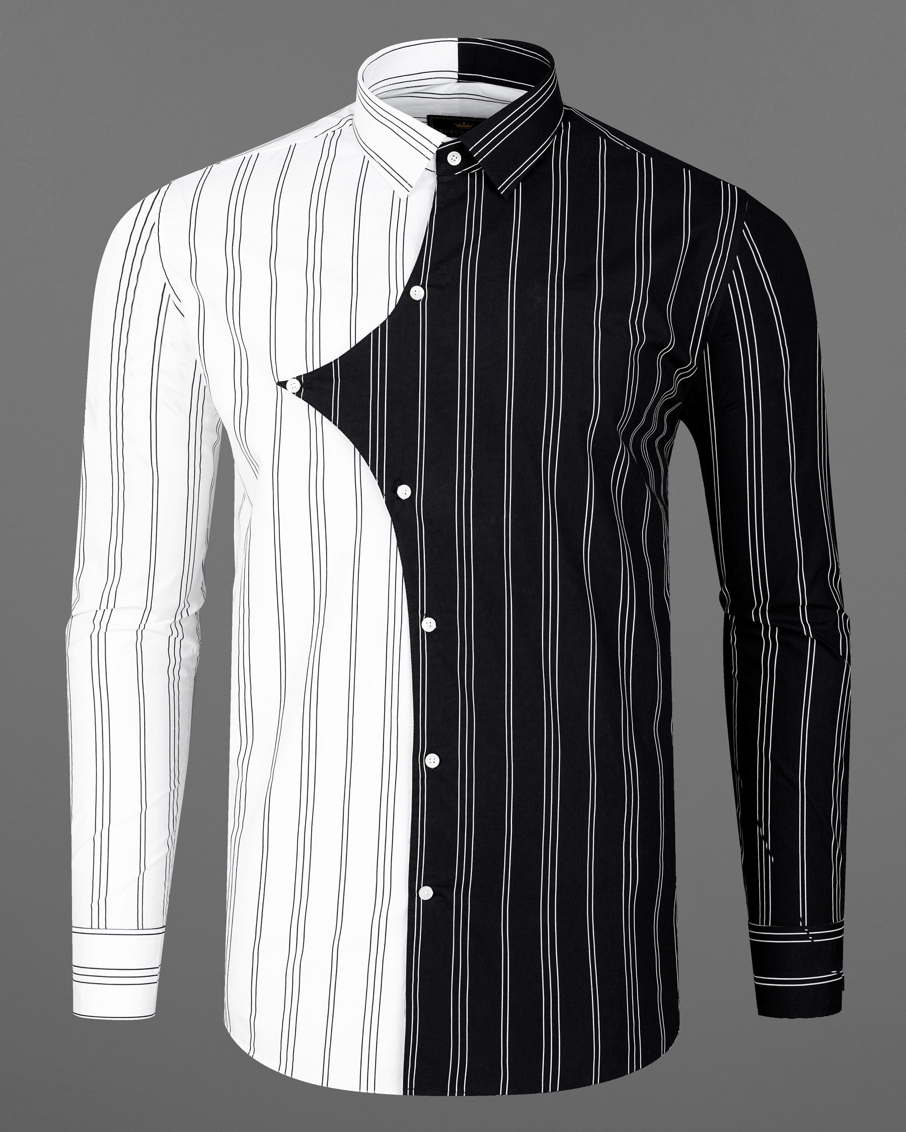 Half White With Half Black Pin Striped Twill Premium Cotton Designer Shirt7899-D22 -38,7899-D22 -H-38,7899-D22 -39,7899-D22 -H-39,7899-D22 -40,7899-D22 -H-40,7899-D22 -42,7899-D22 -H-42,7899-D22 -44,7899-D22 -H-44,7899-D22 -46,7899-D22 -H-46,7899-D22 -48,7899-D22 -H-48,7899-D22 -50,7899-D22 -H-50,7899-D22 -52,7899-D22 -H-52 