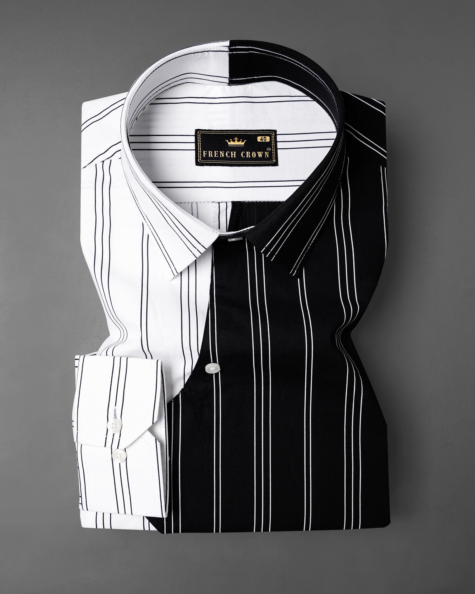 Half White With Half Black Pin Striped Twill Premium Cotton Designer Shirt7899-D22 -38,7899-D22 -H-38,7899-D22 -39,7899-D22 -H-39,7899-D22 -40,7899-D22 -H-40,7899-D22 -42,7899-D22 -H-42,7899-D22 -44,7899-D22 -H-44,7899-D22 -46,7899-D22 -H-46,7899-D22 -48,7899-D22 -H-48,7899-D22 -50,7899-D22 -H-50,7899-D22 -52,7899-D22 -H-52 