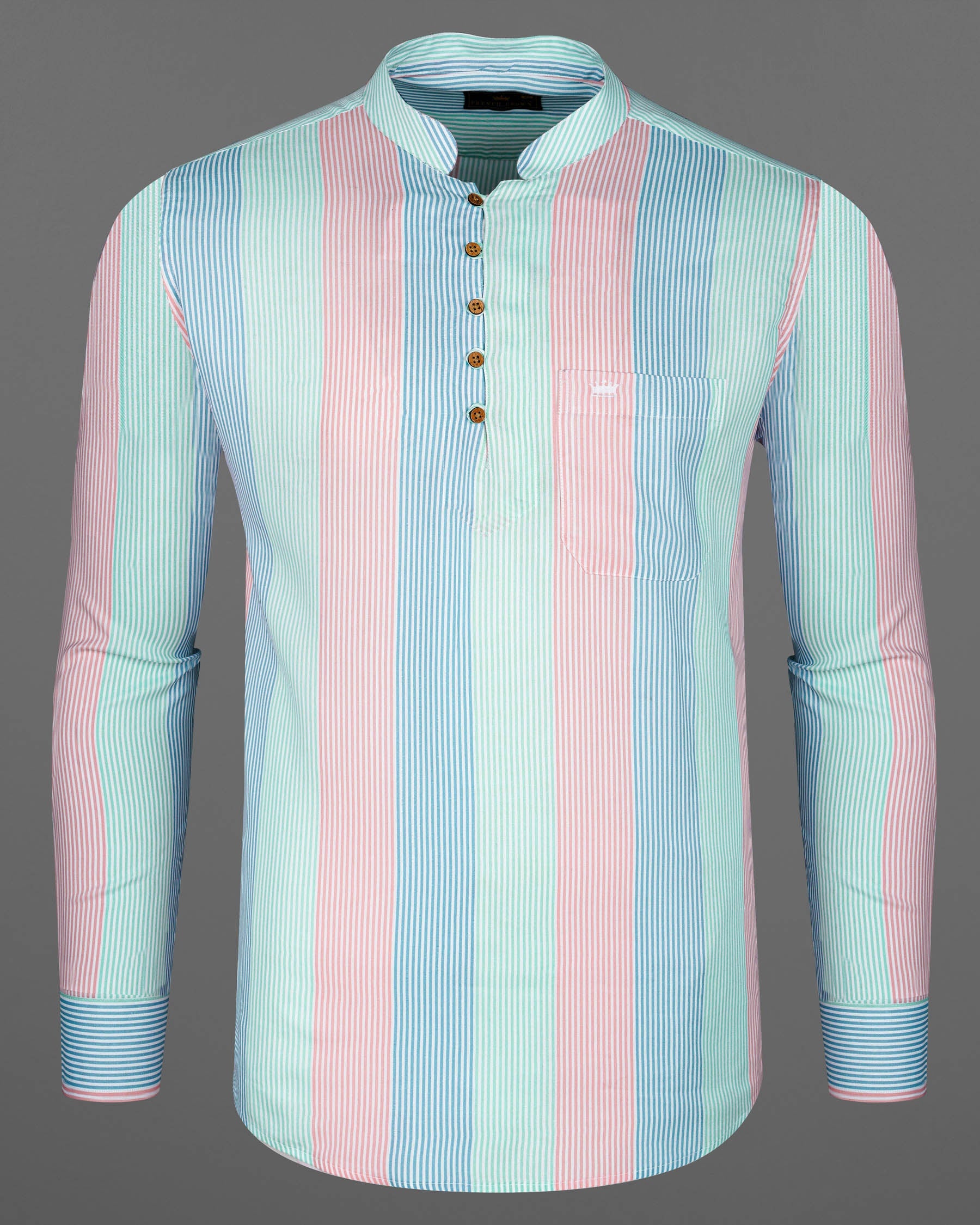 Blossom Pink with Glacier Blue and Riptide Green Pinstriped Premium Tencel Kurta Shirt 7921-KS -38,7921-KS -H-38,7921-KS -39,7921-KS -H-39,7921-KS -40,7921-KS -H-40,7921-KS -42,7921-KS -H-42,7921-KS -44,7921-KS -H-44,7921-KS -46,7921-KS -H-46,7921-KS -48,7921-KS -H-48,7921-KS -50,7921-KS -H-50,7921-KS -52,7921-KS -H-52				 	