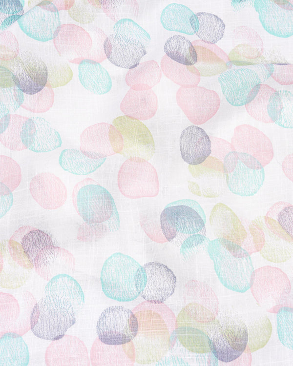 Iceberg Blue and Quill Pink Polka Dotted Premium Tencel Kurta Shirt  7923-KS -38,7923-KS -H-38,7923-KS -39,7923-KS -H-39,7923-KS -40,7923-KS -H-40,7923-KS -42,7923-KS -H-42,7923-KS -44,7923-KS -H-44,7923-KS -46,7923-KS -H-46,7923-KS -48,7923-KS -H-48,7923-KS -50,7923-KS -H-50,7923-KS -52,7923-KS -H-52