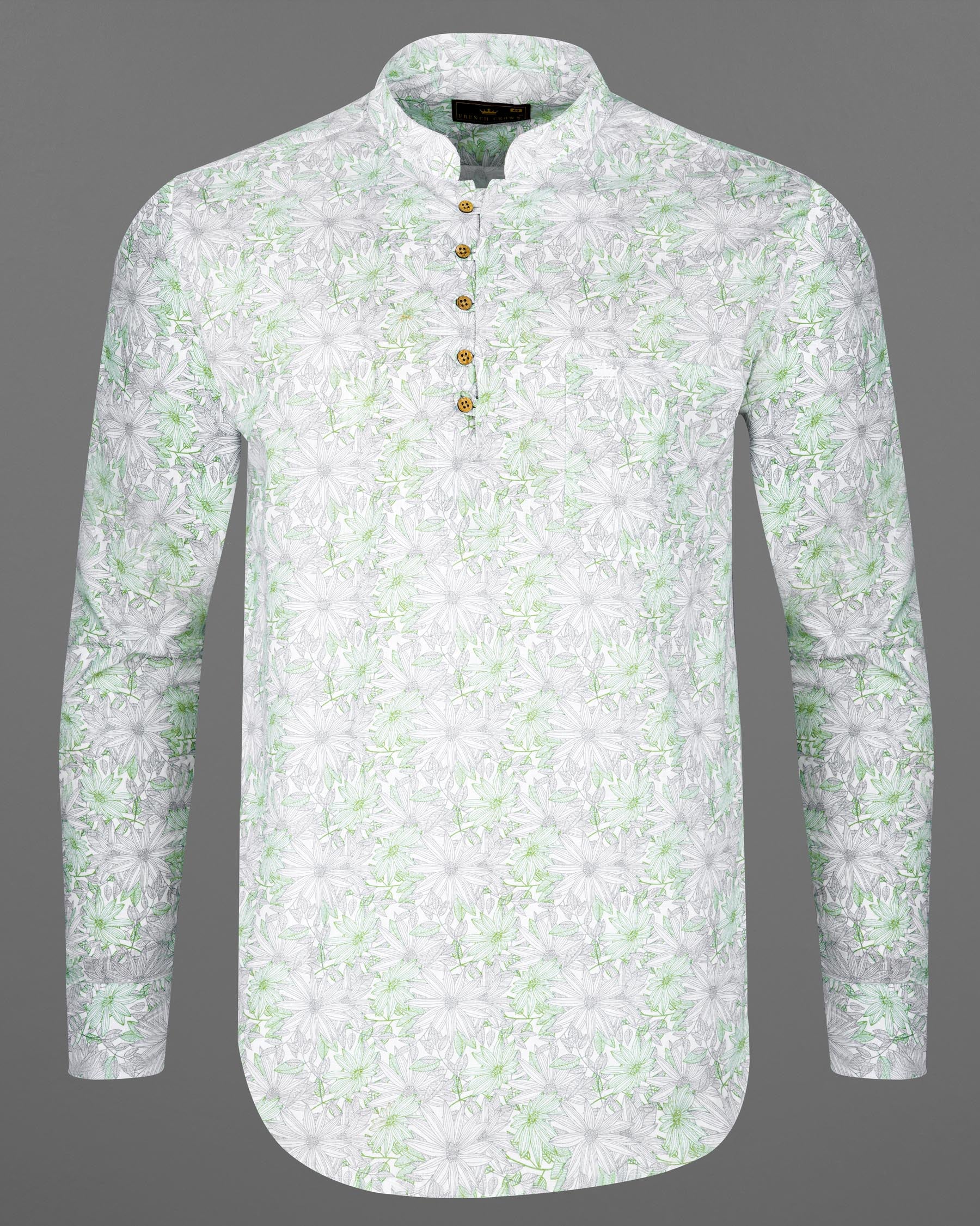 Olivine Green With White Floral Printed Luxurious Linen Kurta Shirt 7933-KS-38,7933-KS-H-38,7933-KS-39,7933-KS-H-39,7933-KS-40,7933-KS-H-40,7933-KS-42,7933-KS-H-42,7933-KS-44,7933-KS-H-44,7933-KS-46,7933-KS-H-46,7933-KS-48,7933-KS-H-48,7933-KS-50,7933-KS-H-50,7933-KS-52,7933-KS-H-52