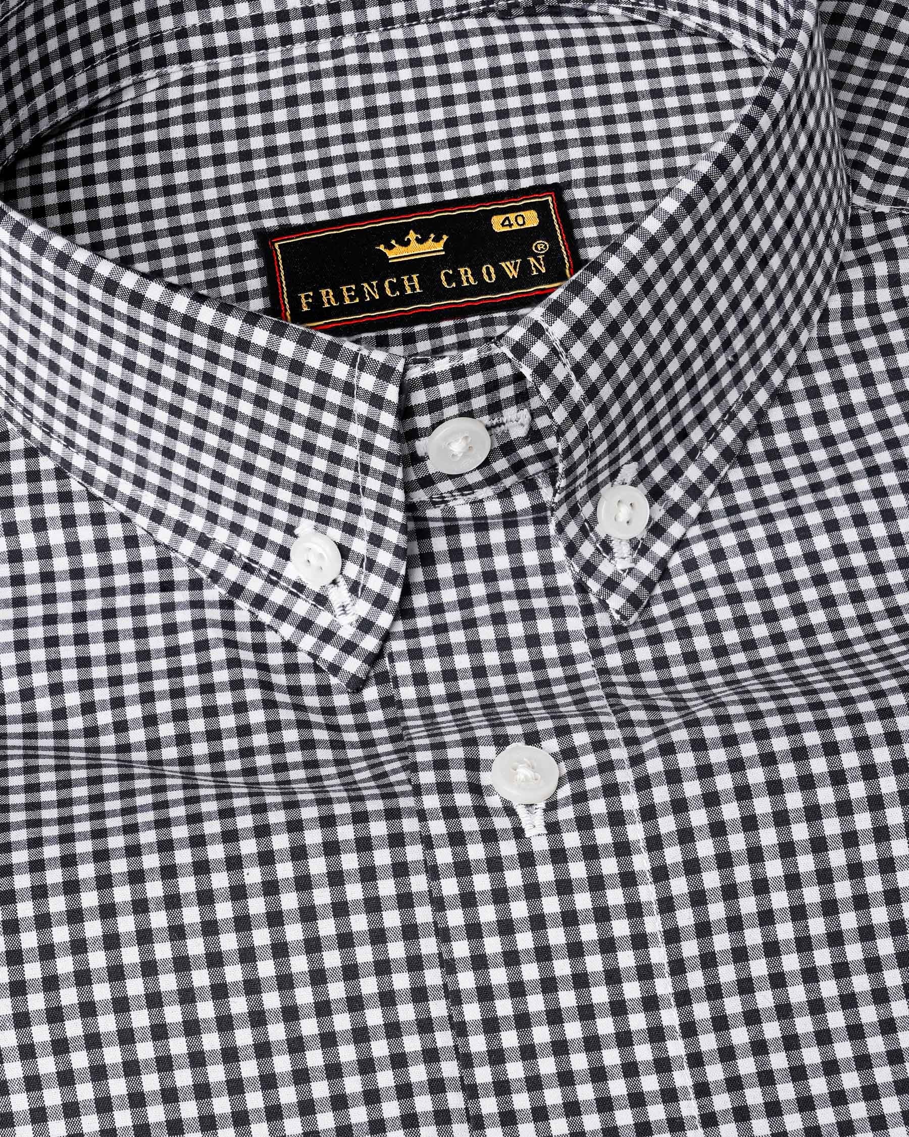 Jade Black and White Gingham Premium Cotton Shirt 7965-BD-38,7965-BD-H-38,7965-BD-39,7965-BD-H-39,7965-BD-40,7965-BD-H-40,7965-BD-42,7965-BD-H-42,7965-BD-44,7965-BD-H-44,7965-BD-46,7965-BD-H-46,7965-BD-48,7965-BD-H-48,7965-BD-50,7965-BD-H-50,7965-BD-52,7965-BD-H-52