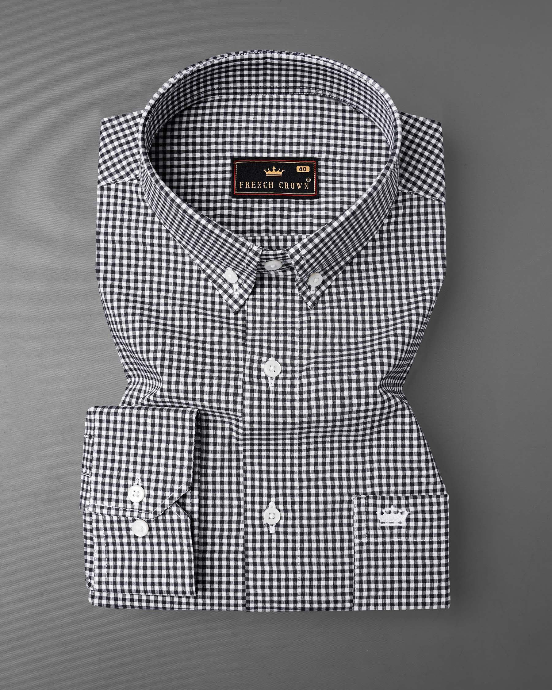 Jade Black and White Gingham Premium Cotton Shirt 7965-BD-38,7965-BD-H-38,7965-BD-39,7965-BD-H-39,7965-BD-40,7965-BD-H-40,7965-BD-42,7965-BD-H-42,7965-BD-44,7965-BD-H-44,7965-BD-46,7965-BD-H-46,7965-BD-48,7965-BD-H-48,7965-BD-50,7965-BD-H-50,7965-BD-52,7965-BD-H-52